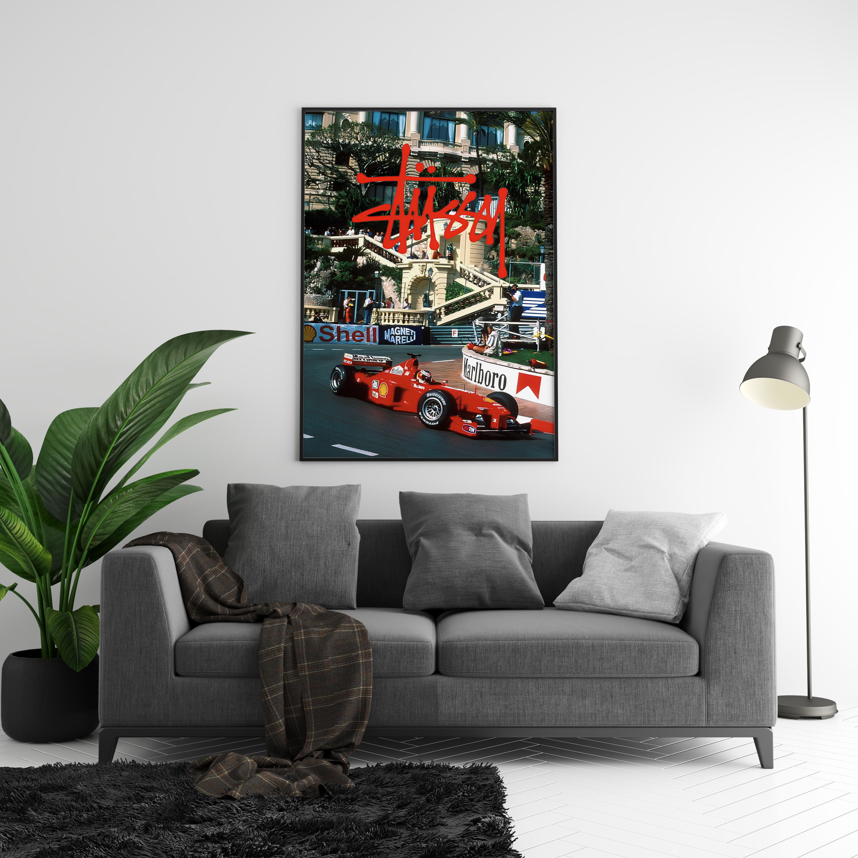 Stussy Ferrari F1 Poster | Hype Posters