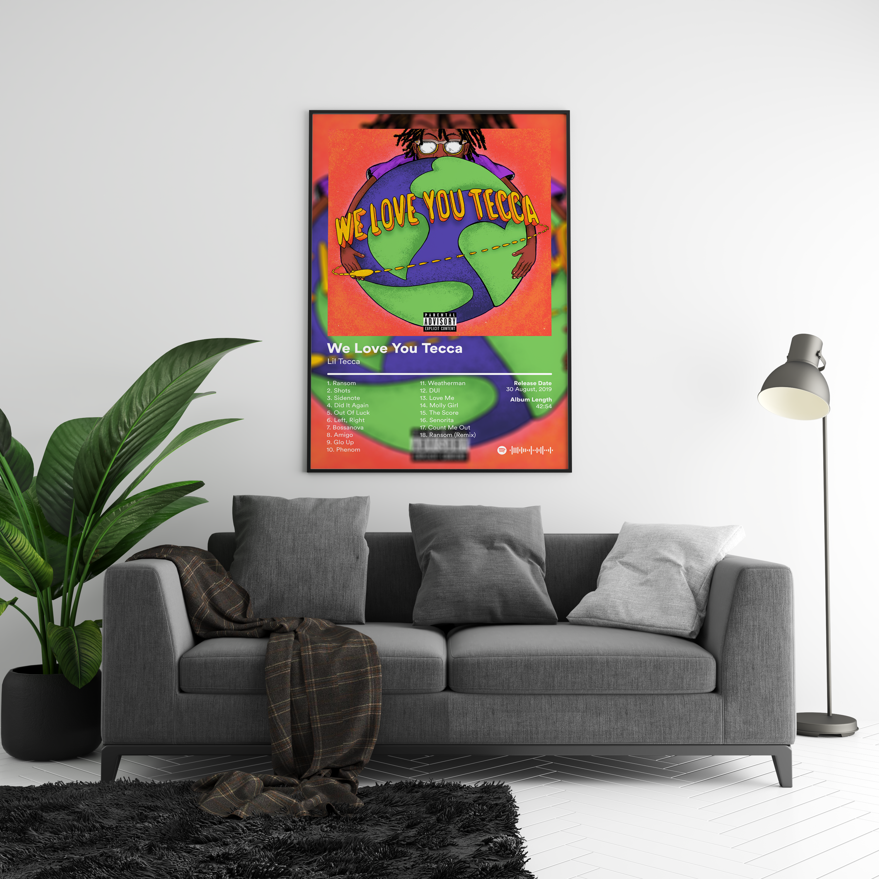 Lil Tecca 'We Love You Tecca' Album Poster | Hype Posters