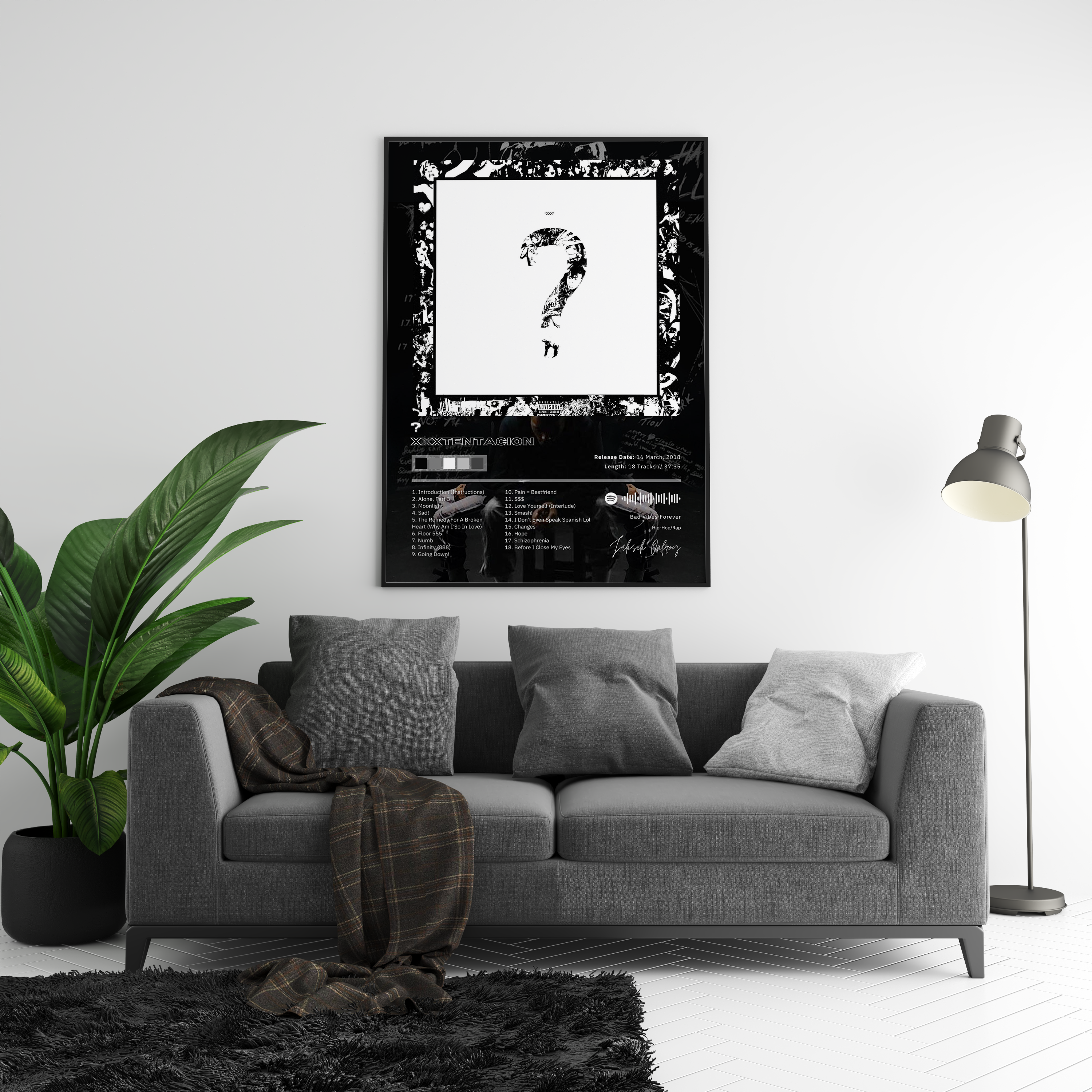 XXXTENTACION '?' Album Poster | Hype Posters