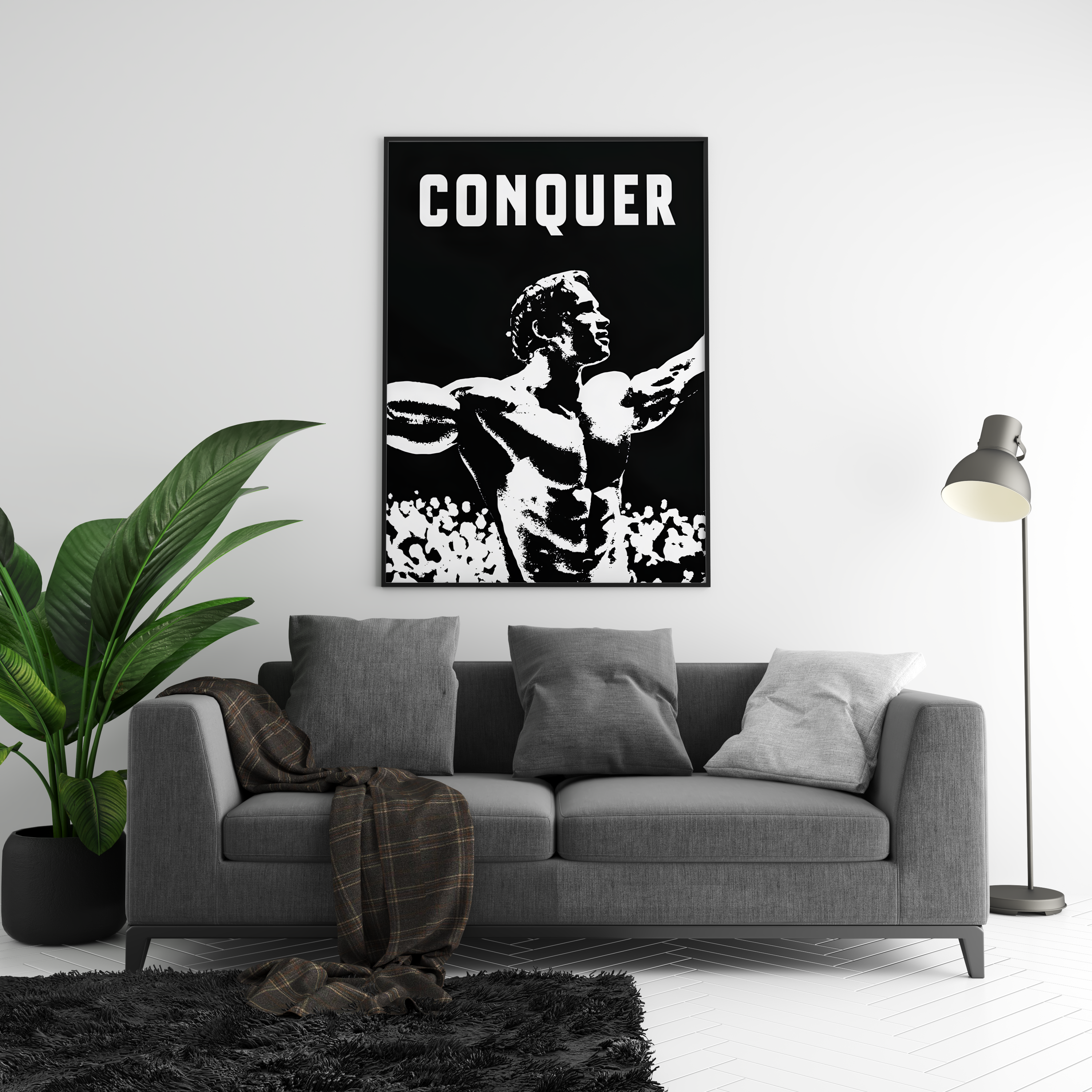 Arnold Conquer Poster | Hype Posters