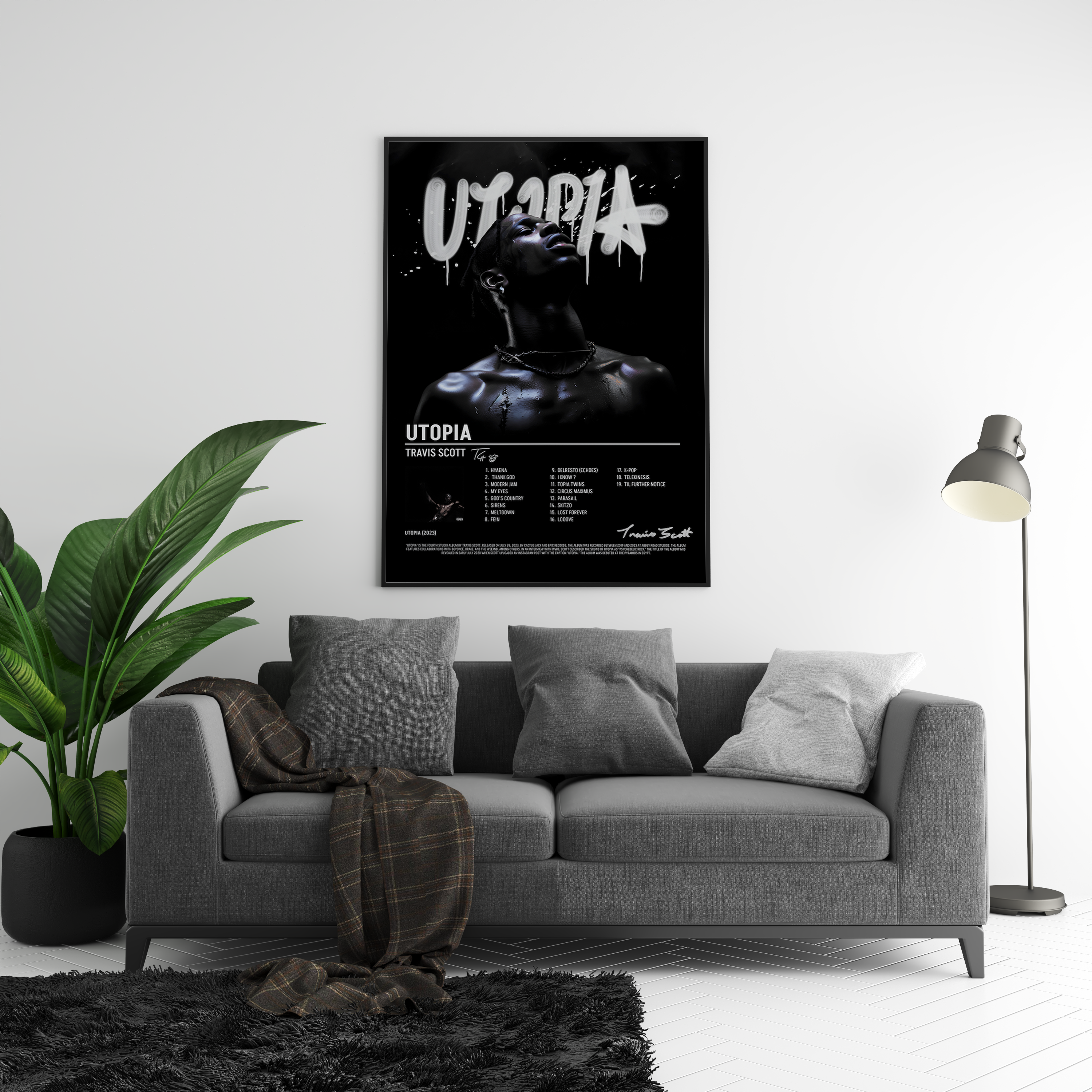 Travis Scott 'Utopia' Album Poster | Hype Posters