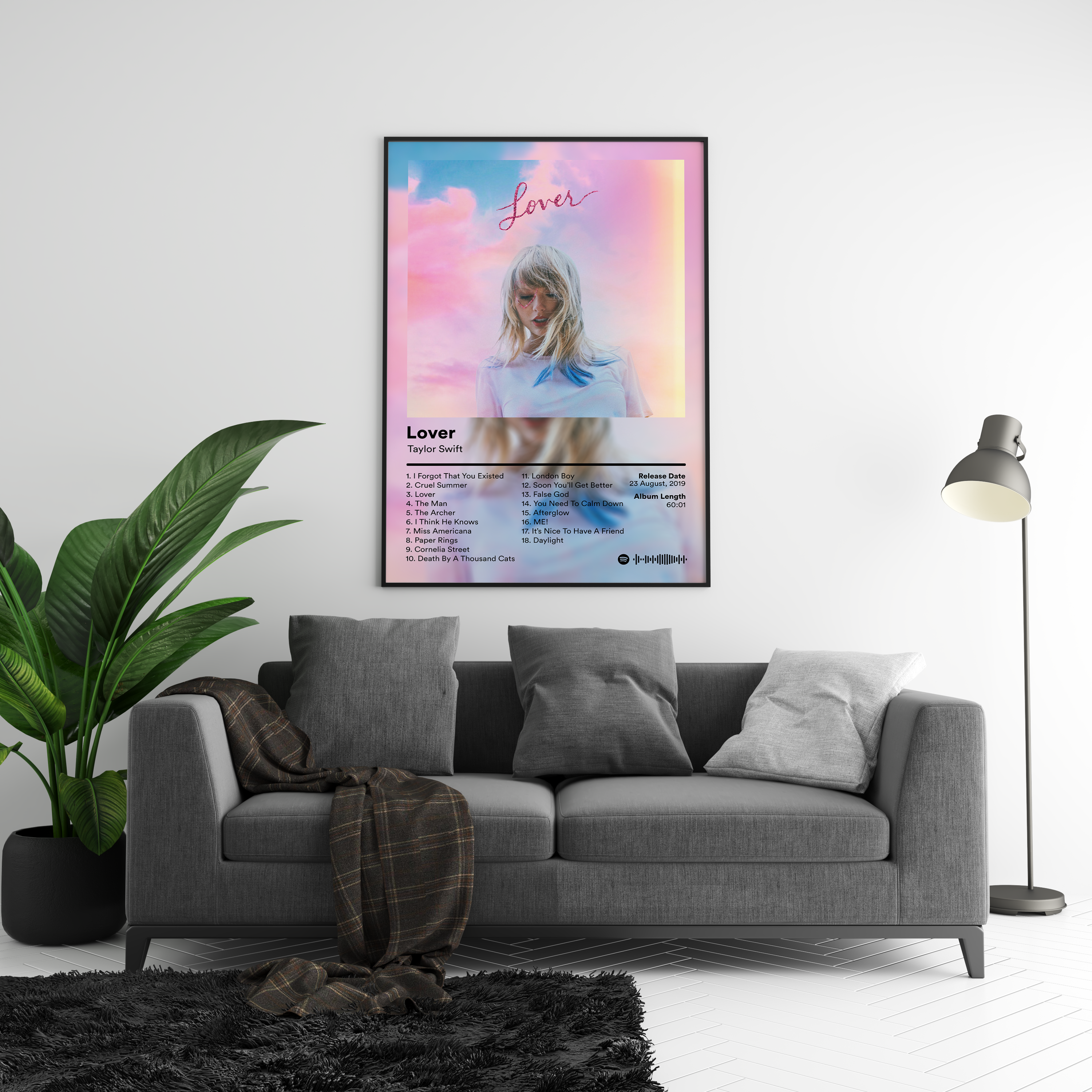 Taylor Swift 'Lover' Album Poster | Hype Posters