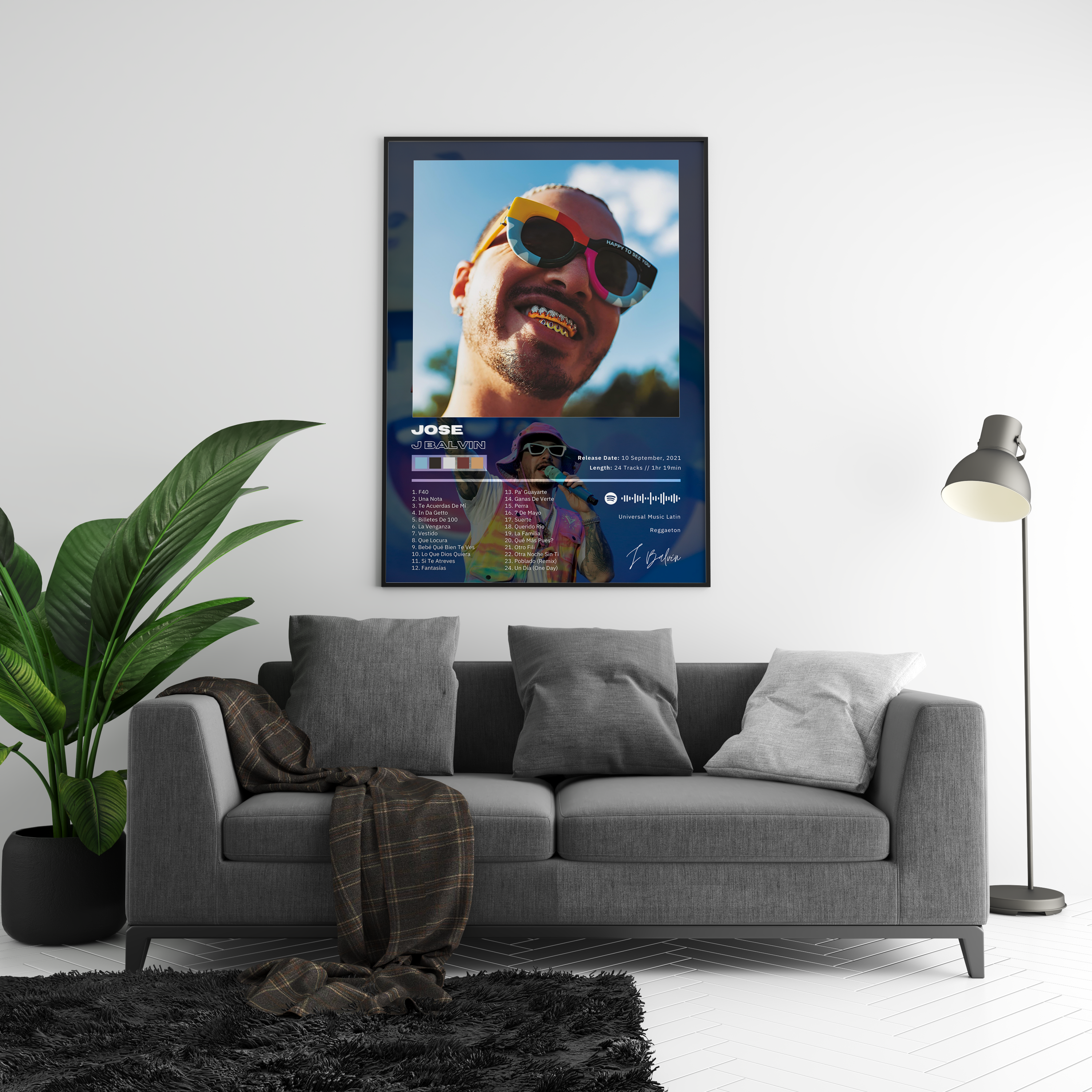 J Balvin 'JOSE' Album Poster | Hype Posters