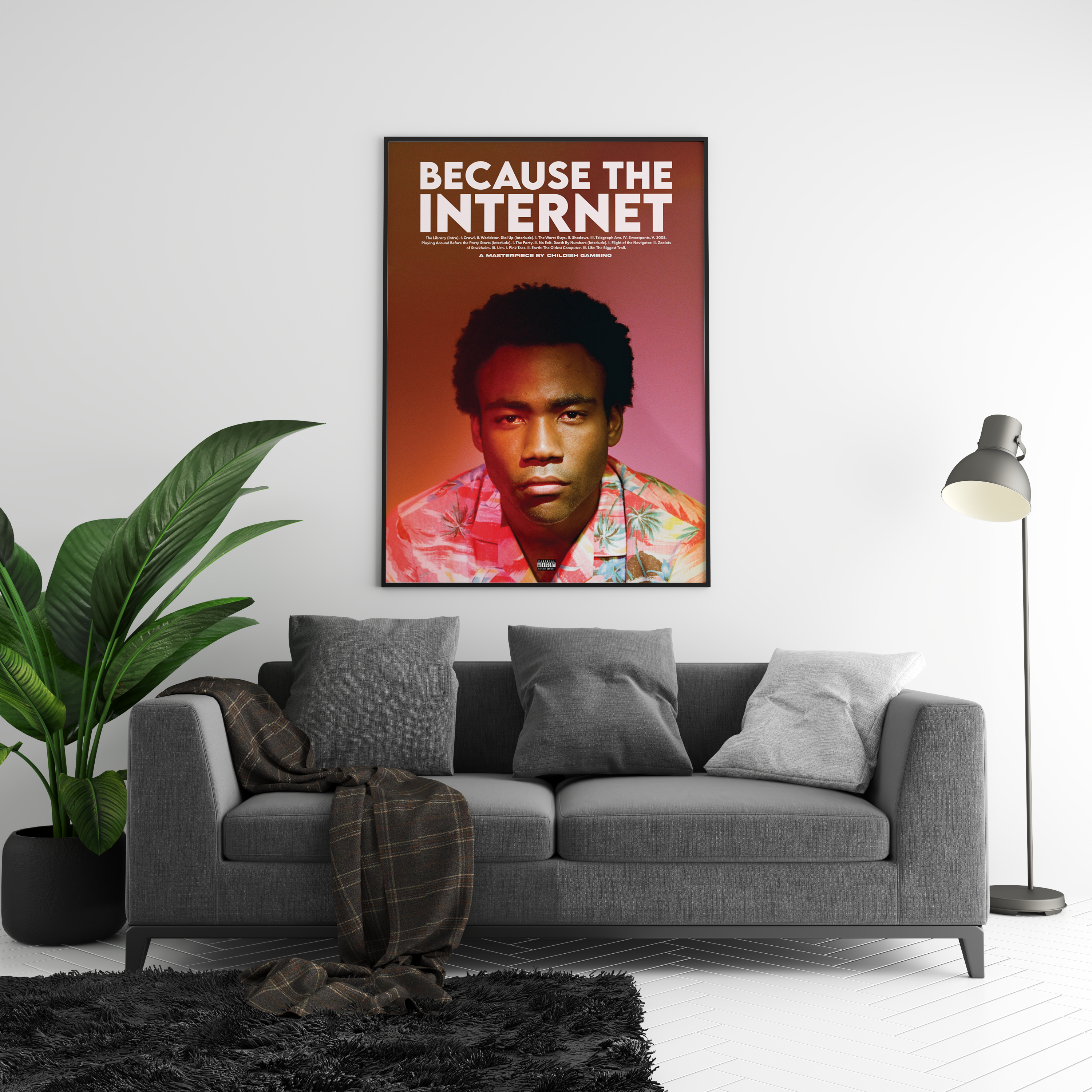Childish Gambino 'Because The Internet' Poster | Hype Posters