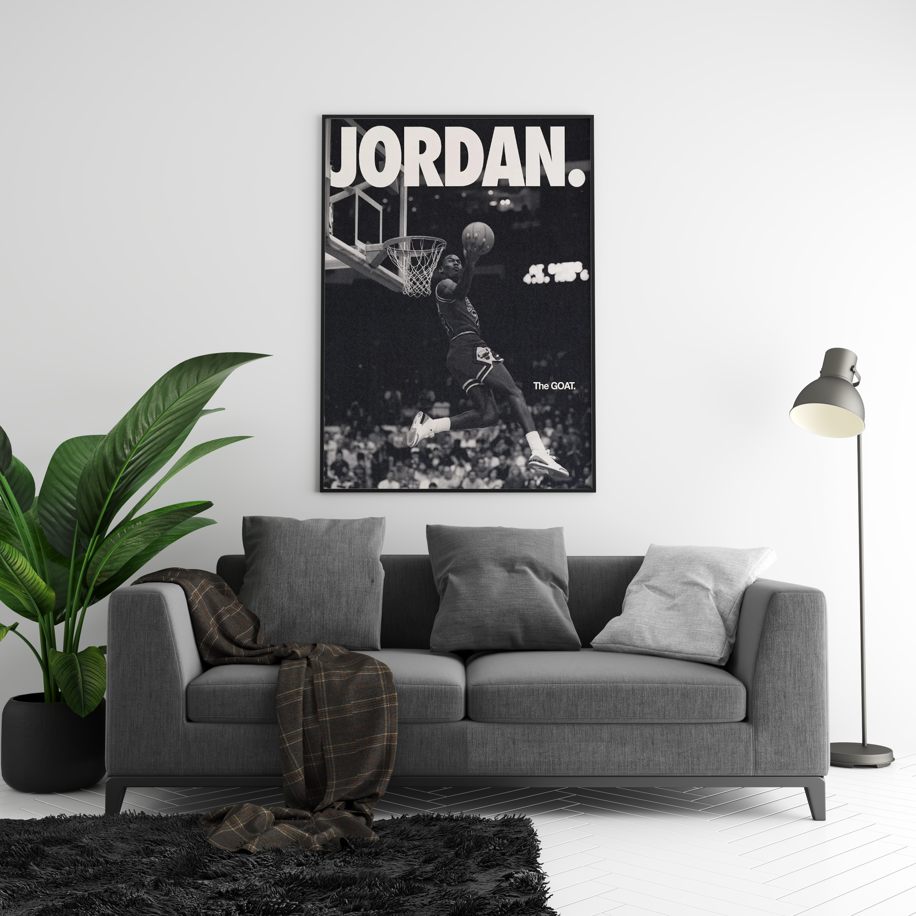 Michael Jordan 'The Goat' Poster | Hype Posters