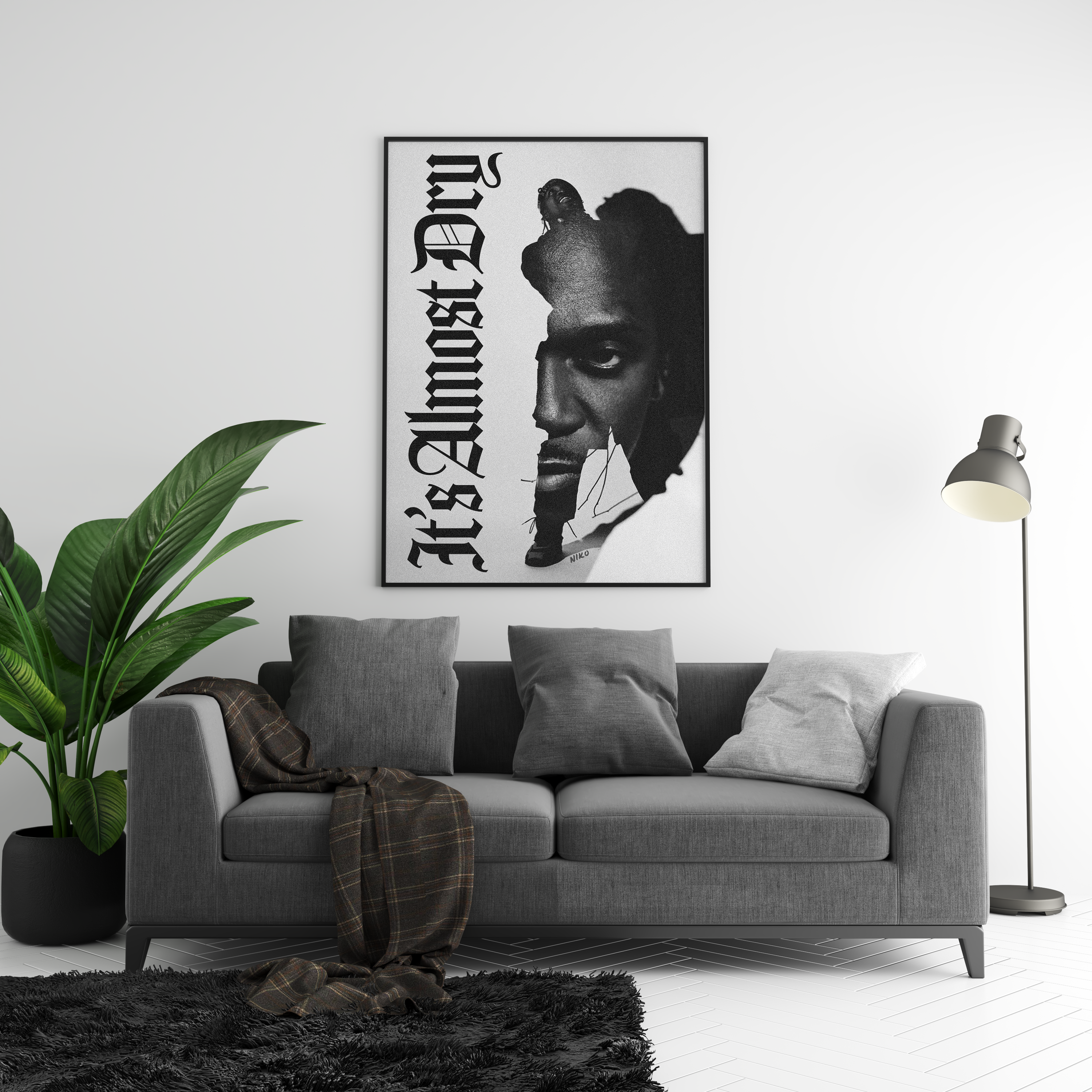 Pusha T 'Almost Dry' Poster | Hype Posters