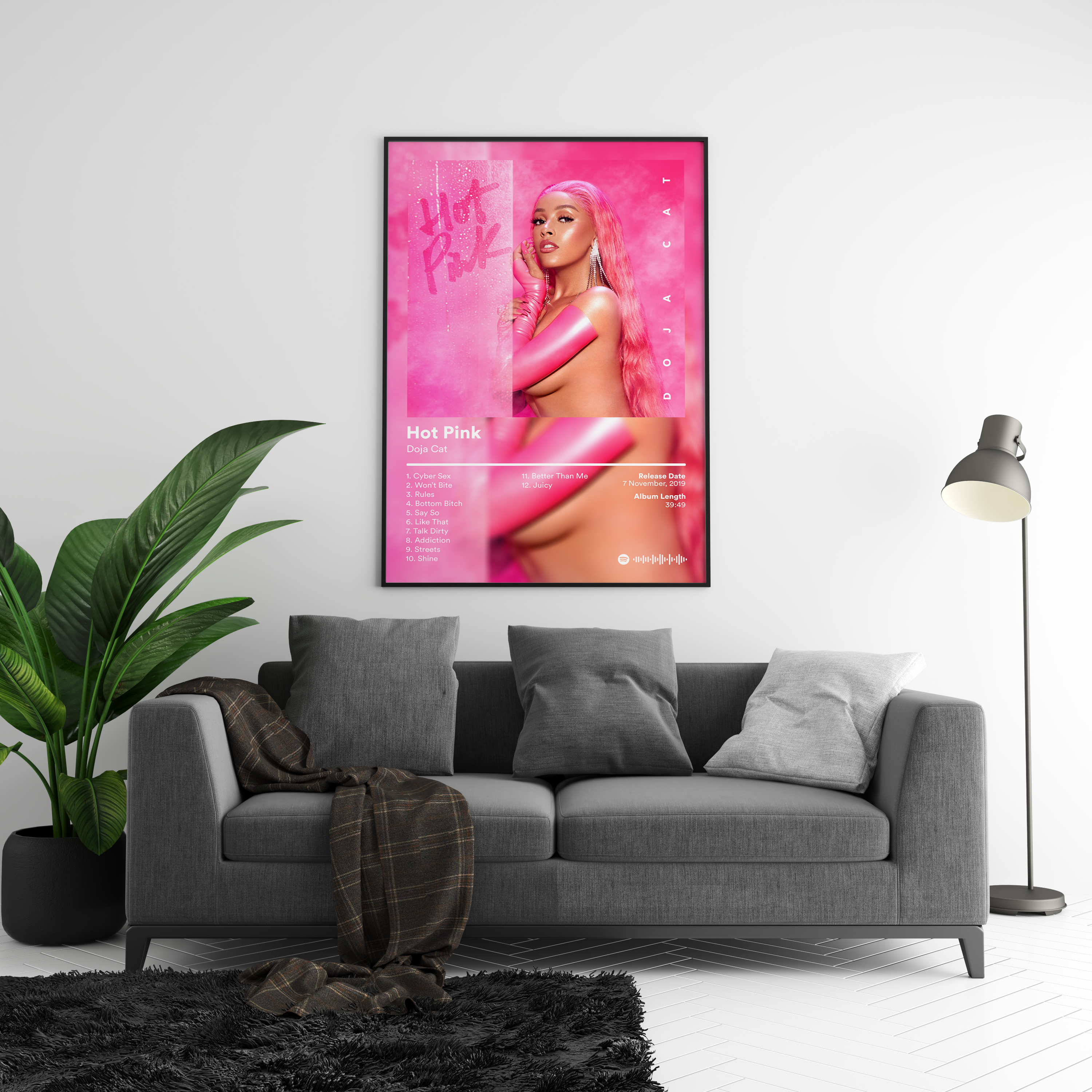 Doja Cat 'Hot Pink' Album Poster | Hype Posters
