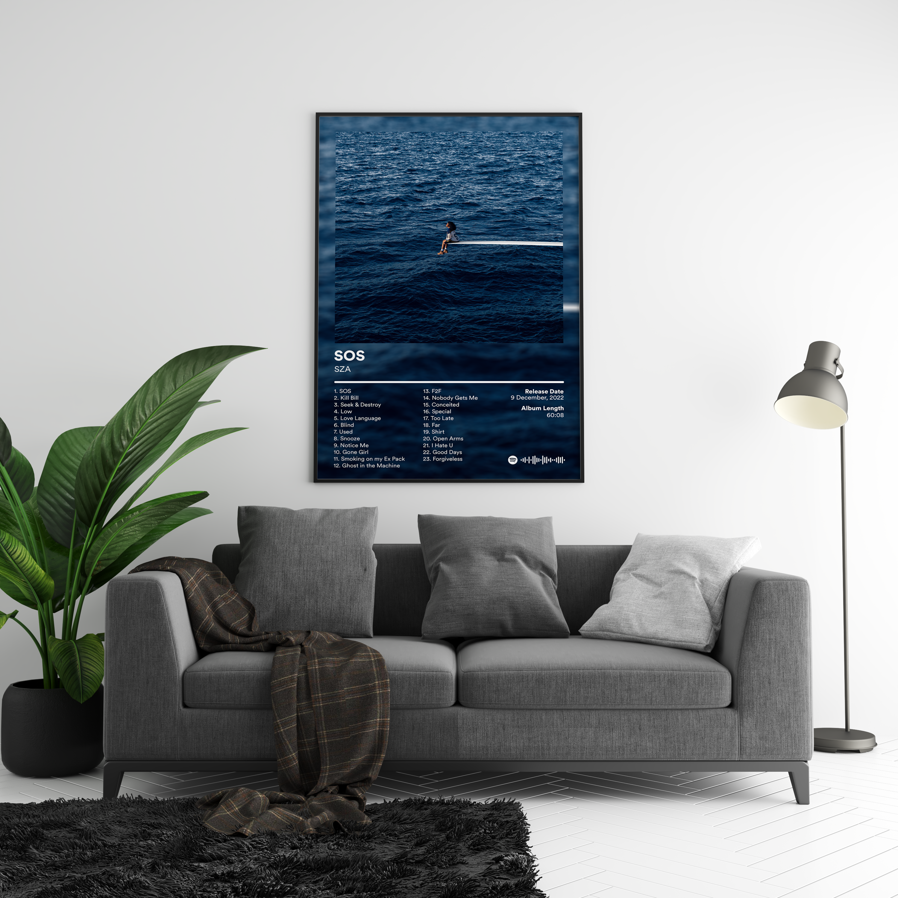 SZA 'SOS' Album Poster | Hype Posters