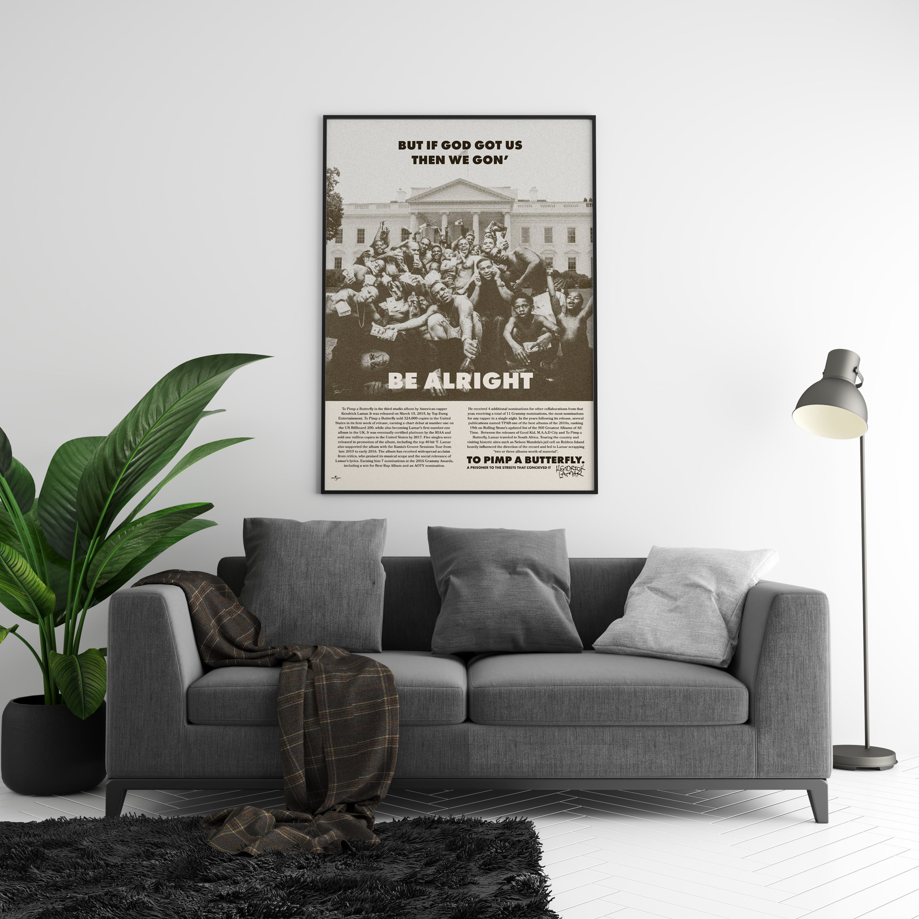 Kendrick Lamar 'We Gon Be Alright' Poster | Hype Posters