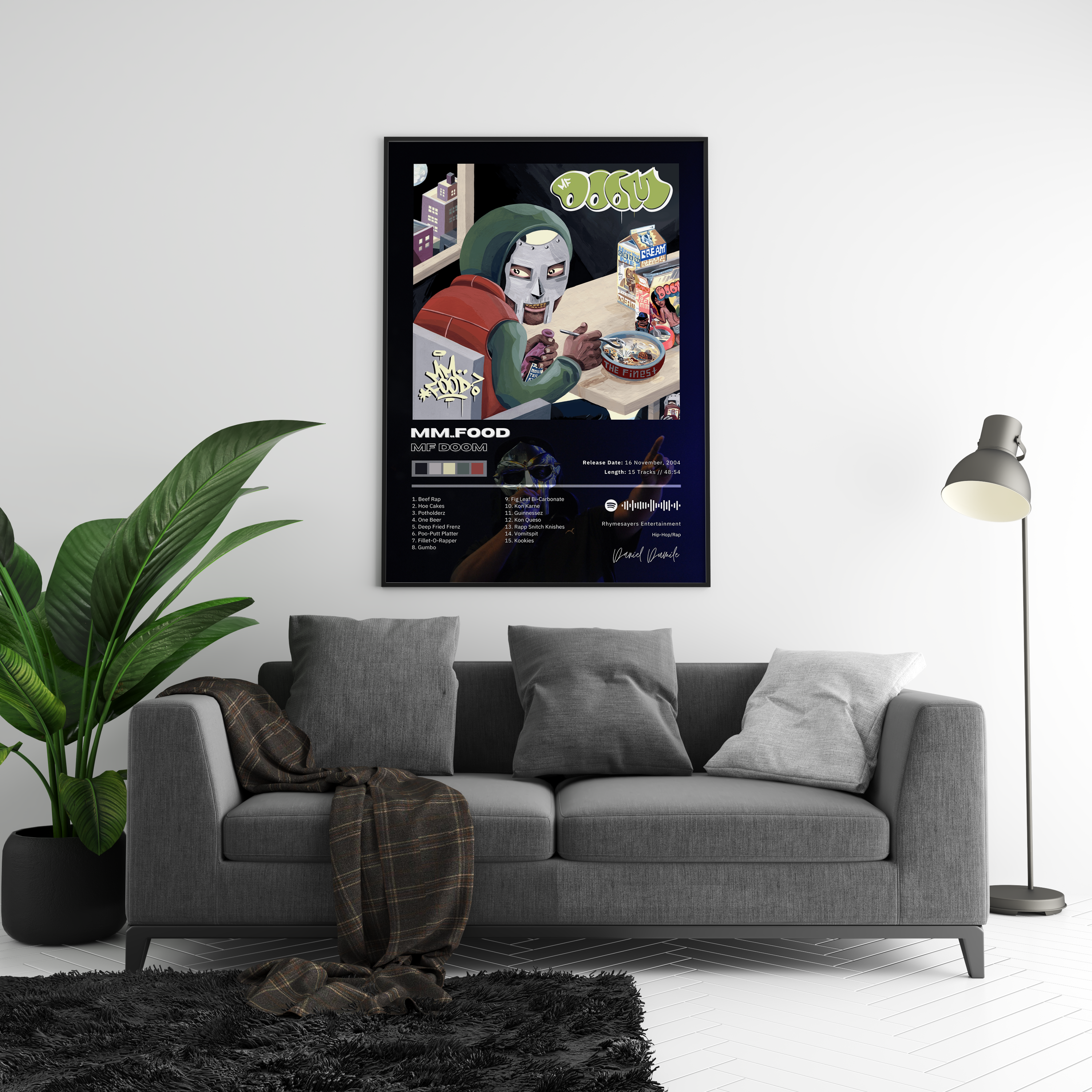 MF DOOM 'Mm..Food' Album Poster | Hype Posters