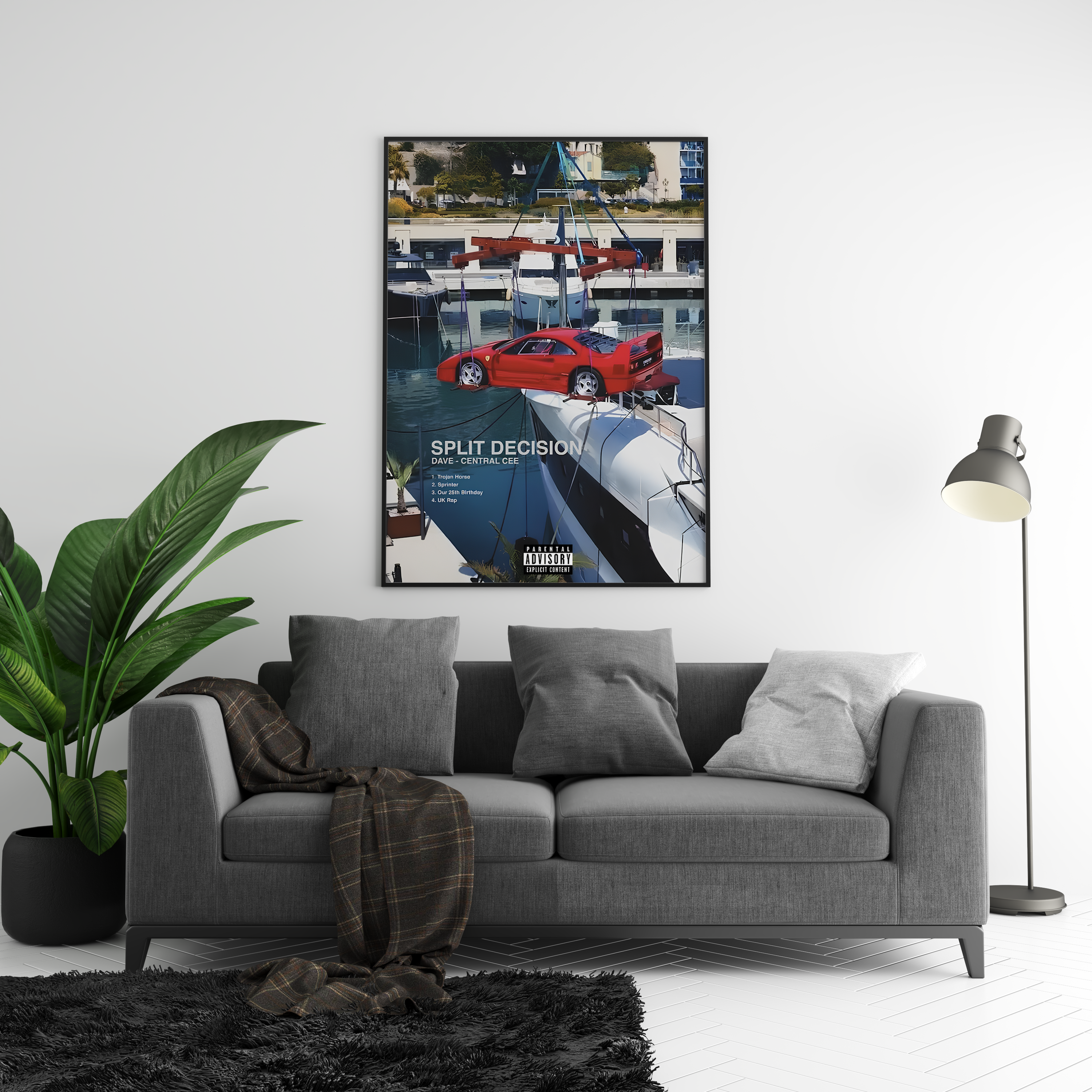 Central Cee Split Decision Poster | Hype Posters