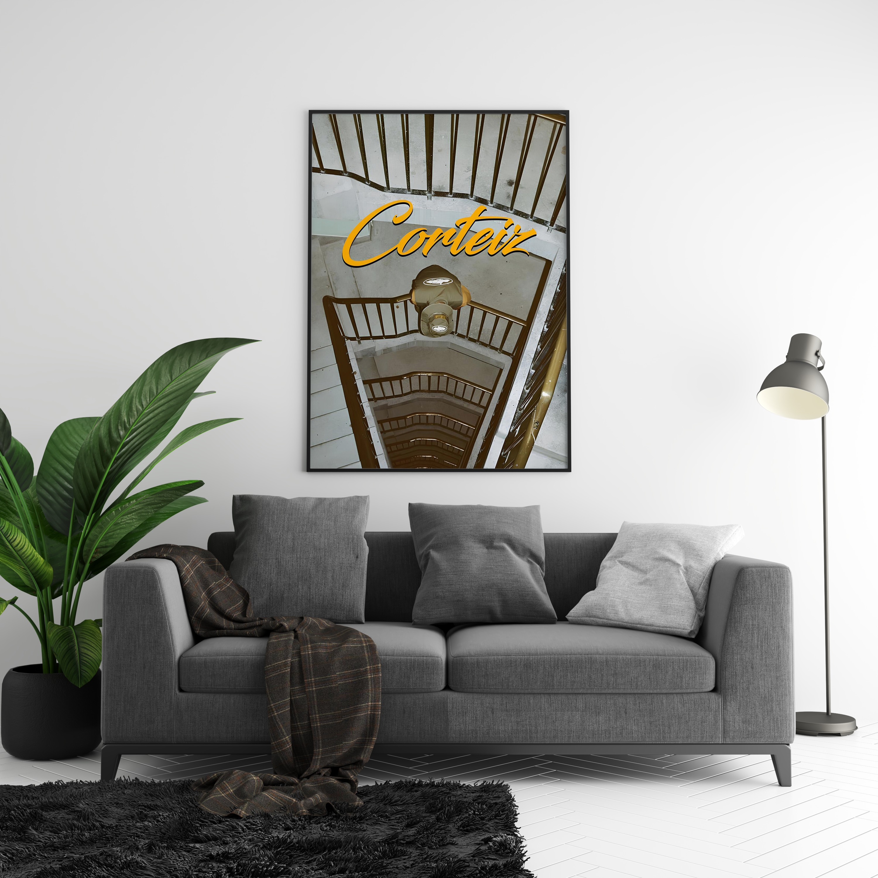 Corteiz Yellow Vintage Poster | Hype Posters