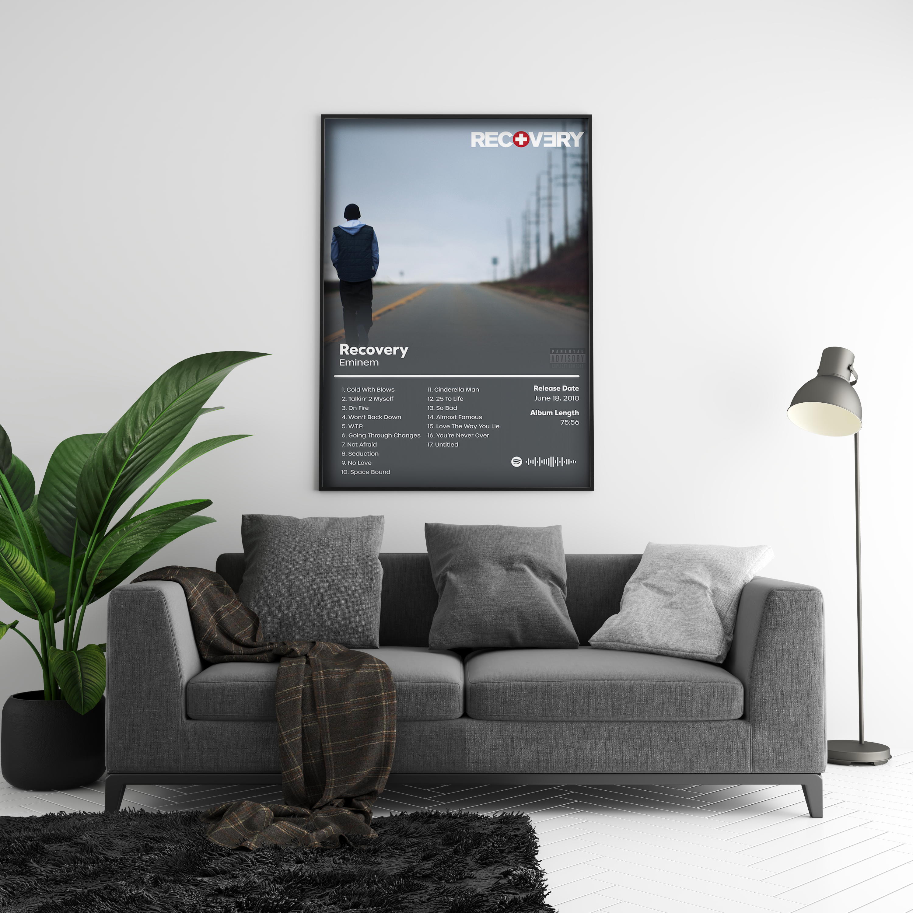 Eminem 'Recovery' Album Poster | Hype Posters