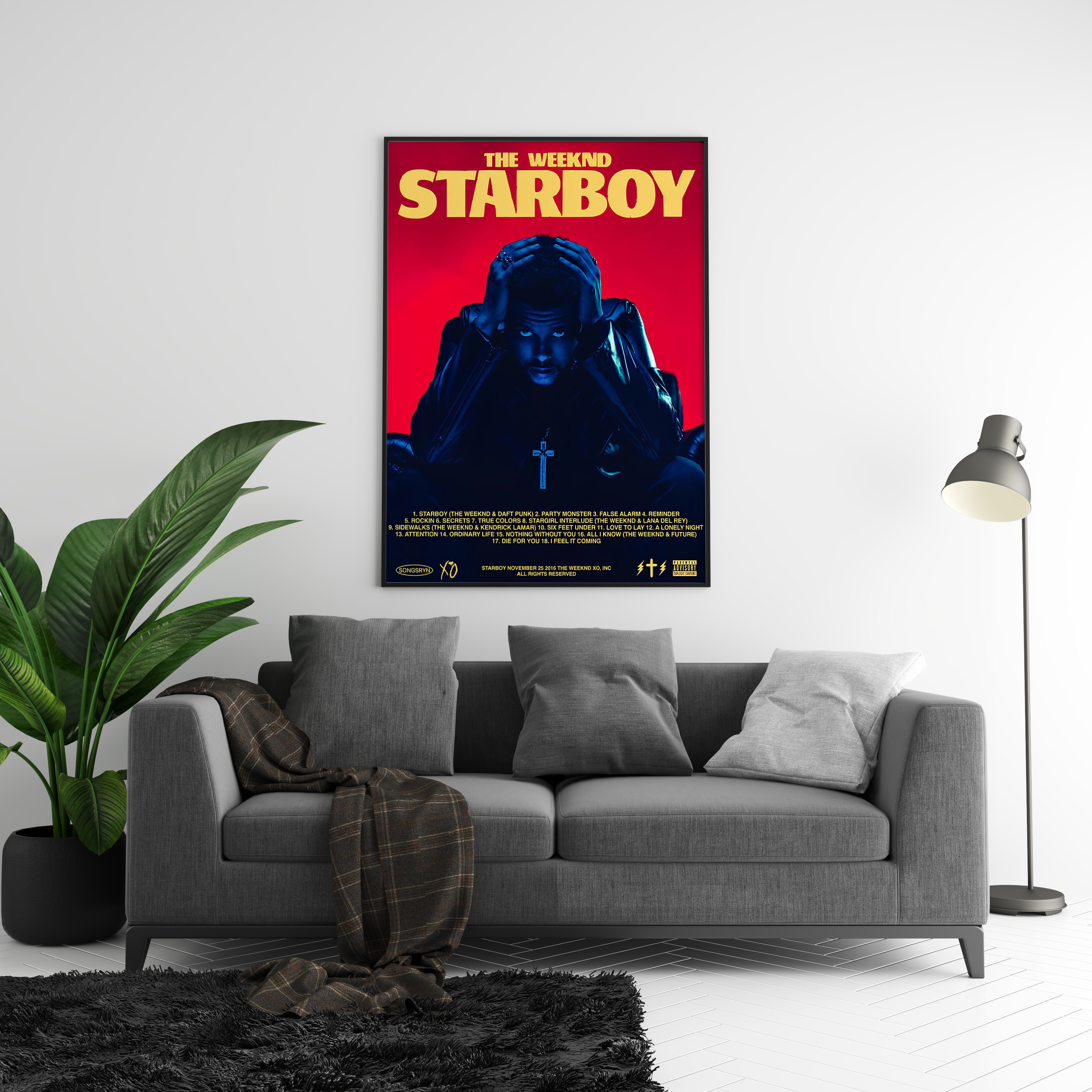 The Weeknd 'Starboy' Poster | Hype Posters