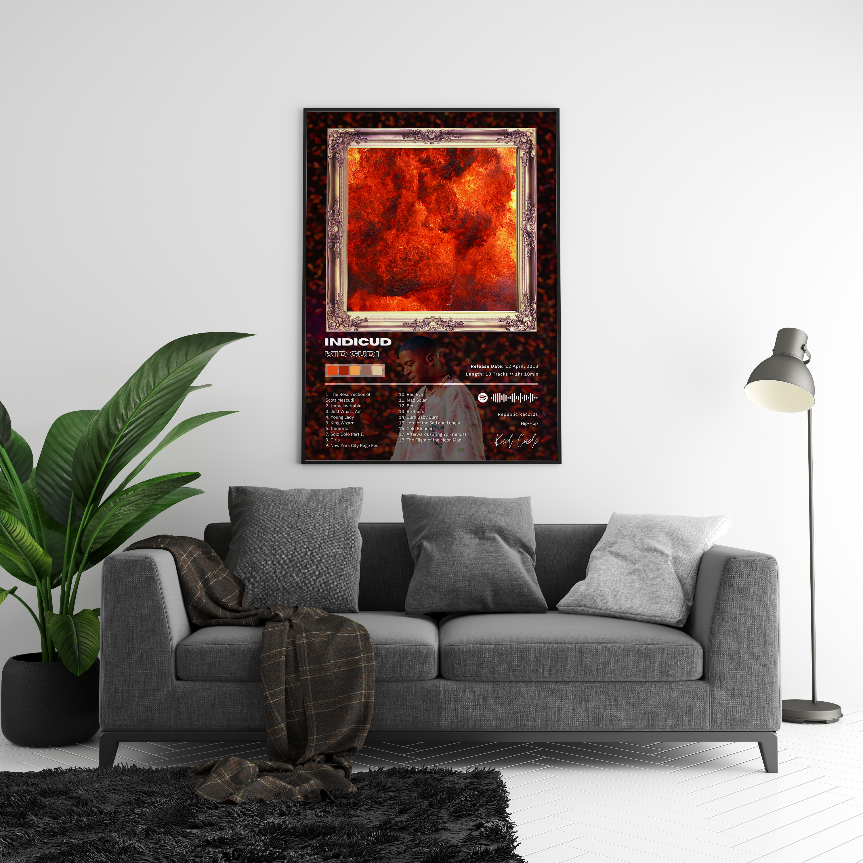 Kid Cudi 'Indicud' Album Poster | Hype Posters