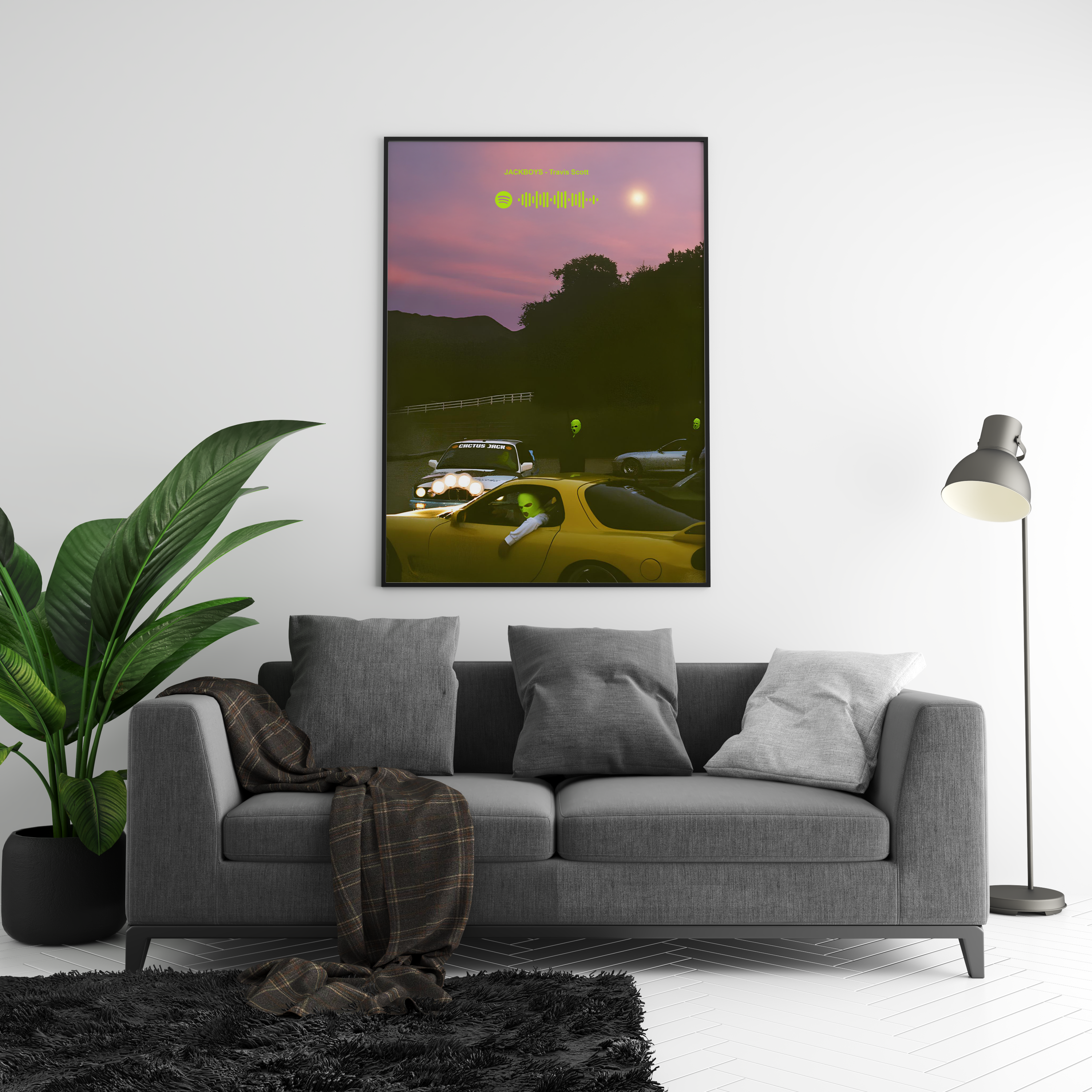 Travis Scott 'Jackboys' Spotify Poster | Hype Posters