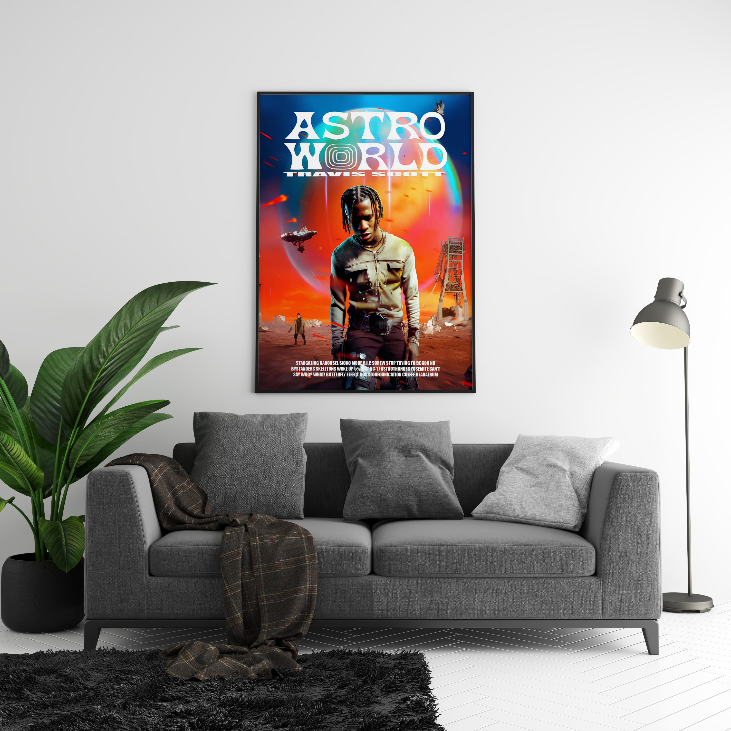 Travis Scott - Outerworld Atstro Poster | Hype Posters
