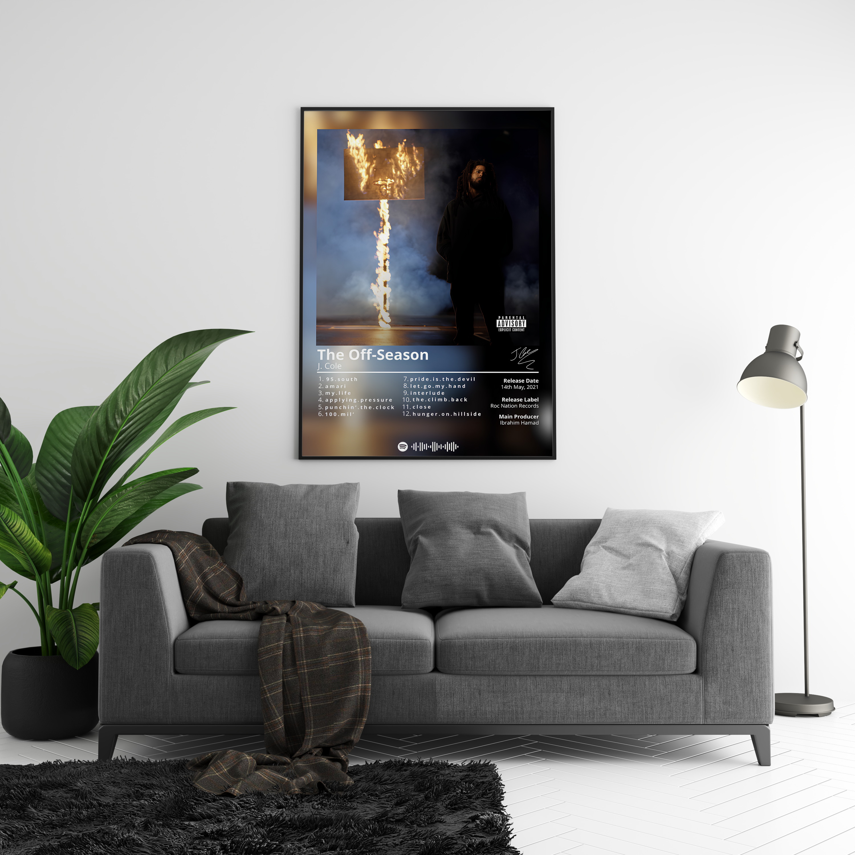 J Cole 'The Off-Season' Album Poster | Hype Posters