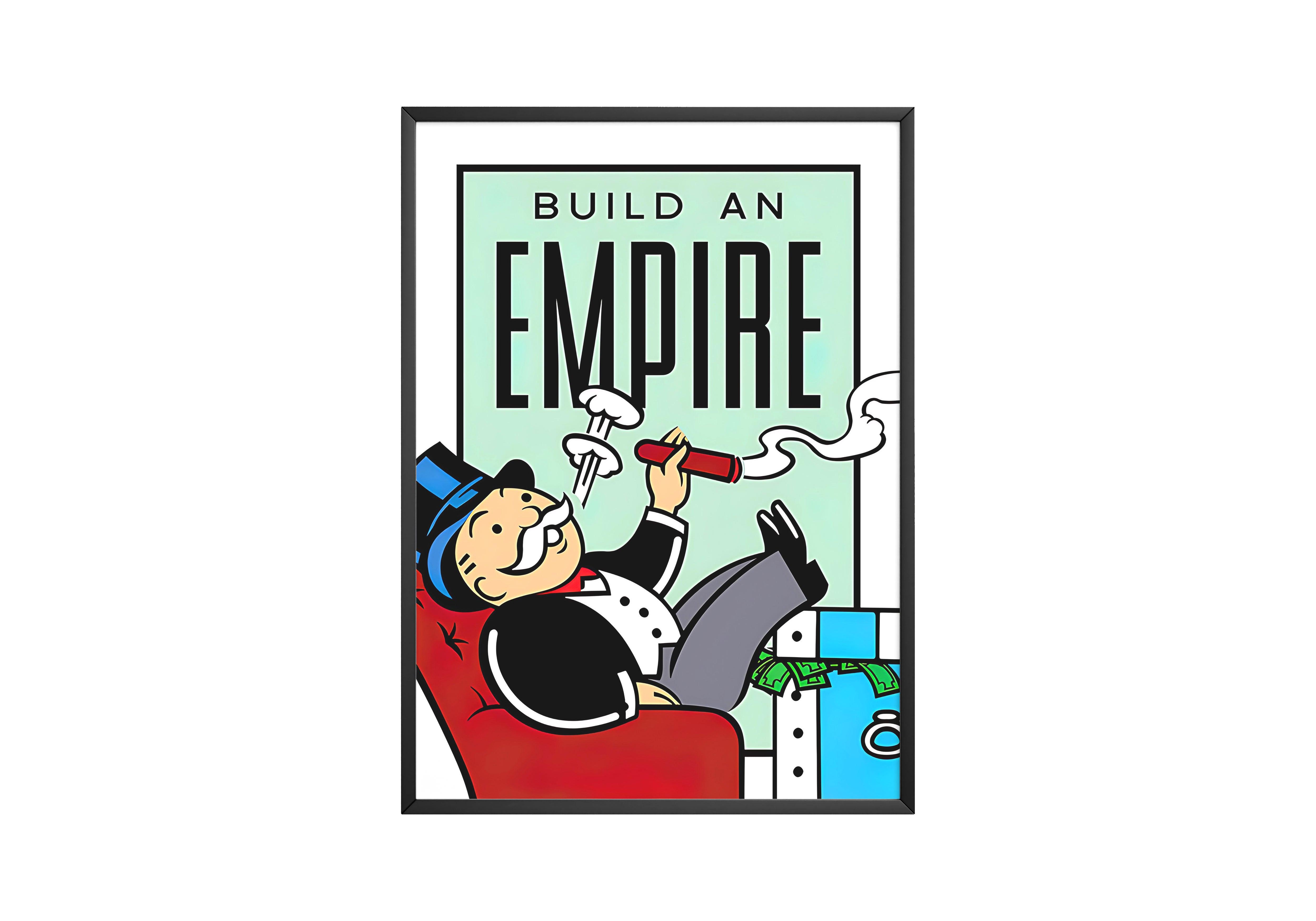 Monopoly 'Build An Empire' Poster | Hype Posters