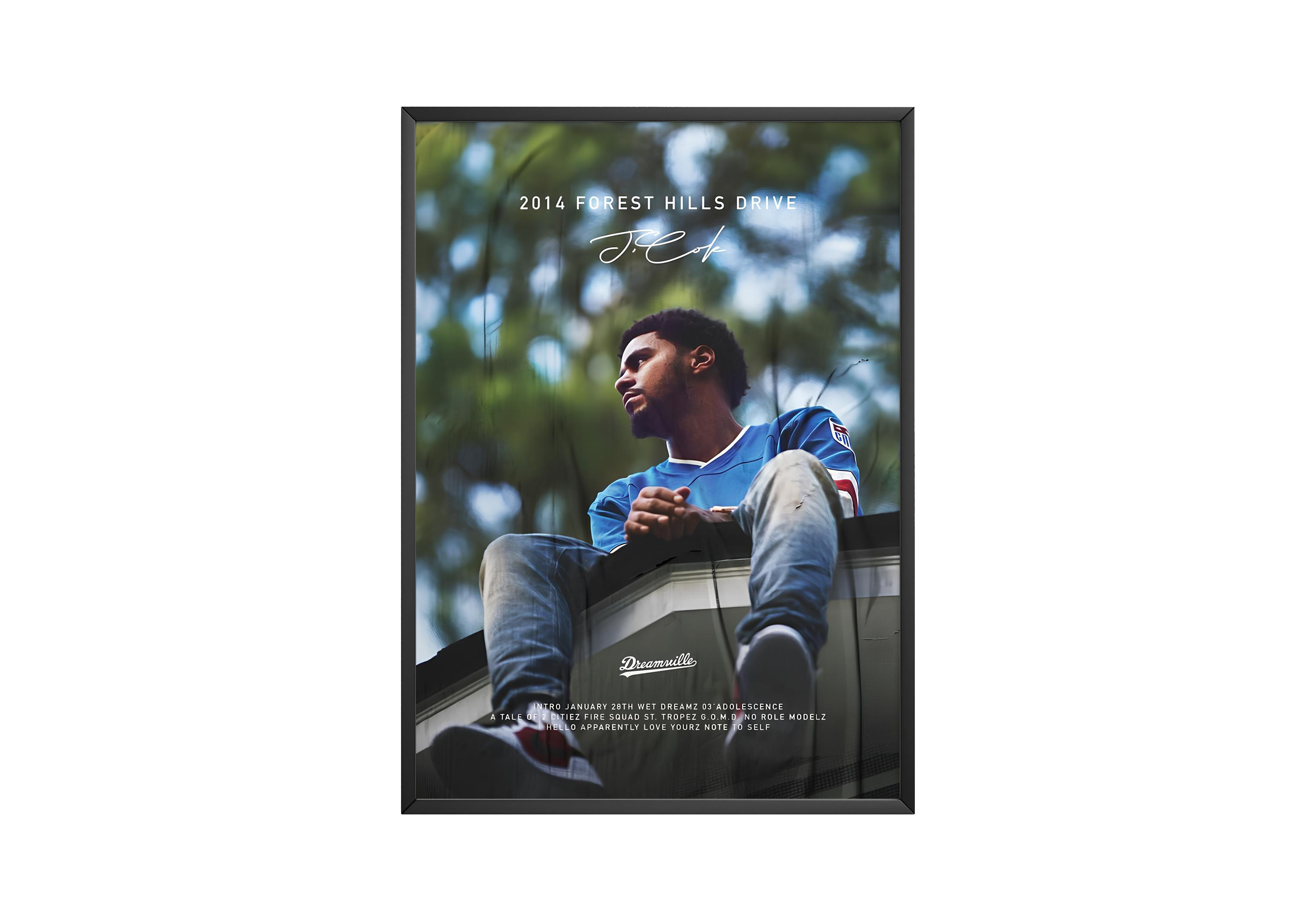J Cole '2014 Forest Hills Drive' Poster | Hype Posters