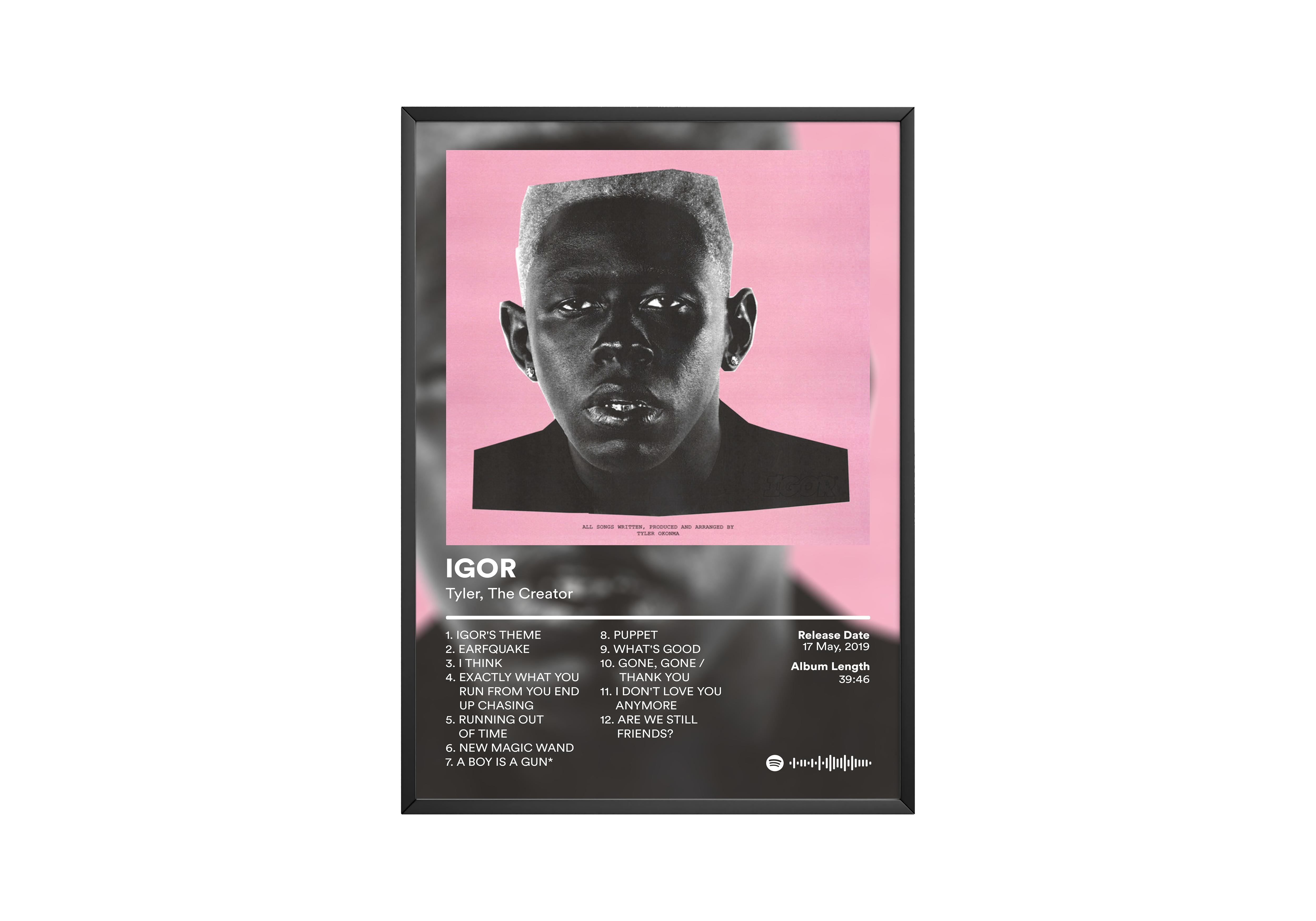 Tyler The Creator 'IGOR' Album Poster | Hype Posters