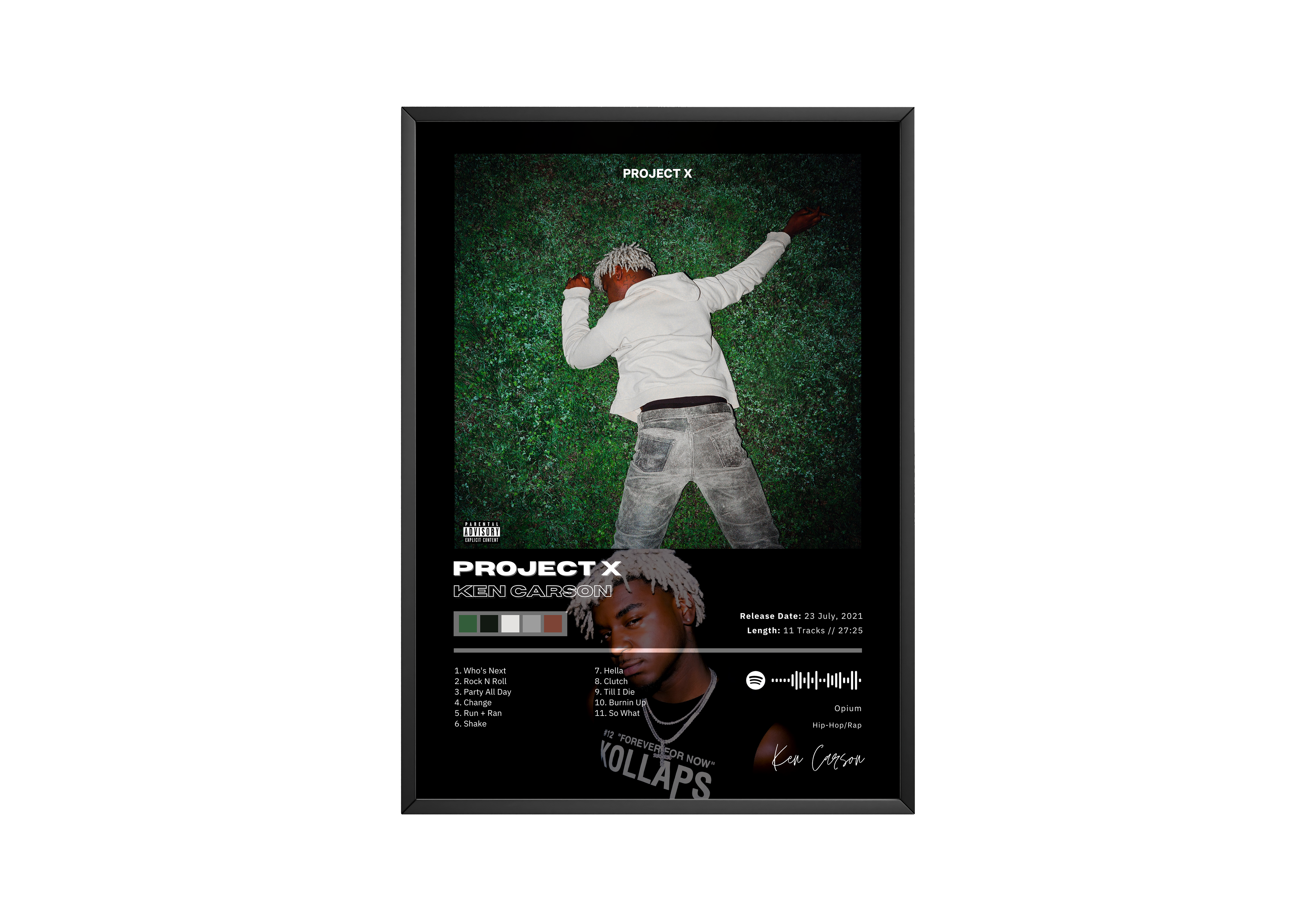 Ken Carson 'Project X' Album Poster | Hype Posters