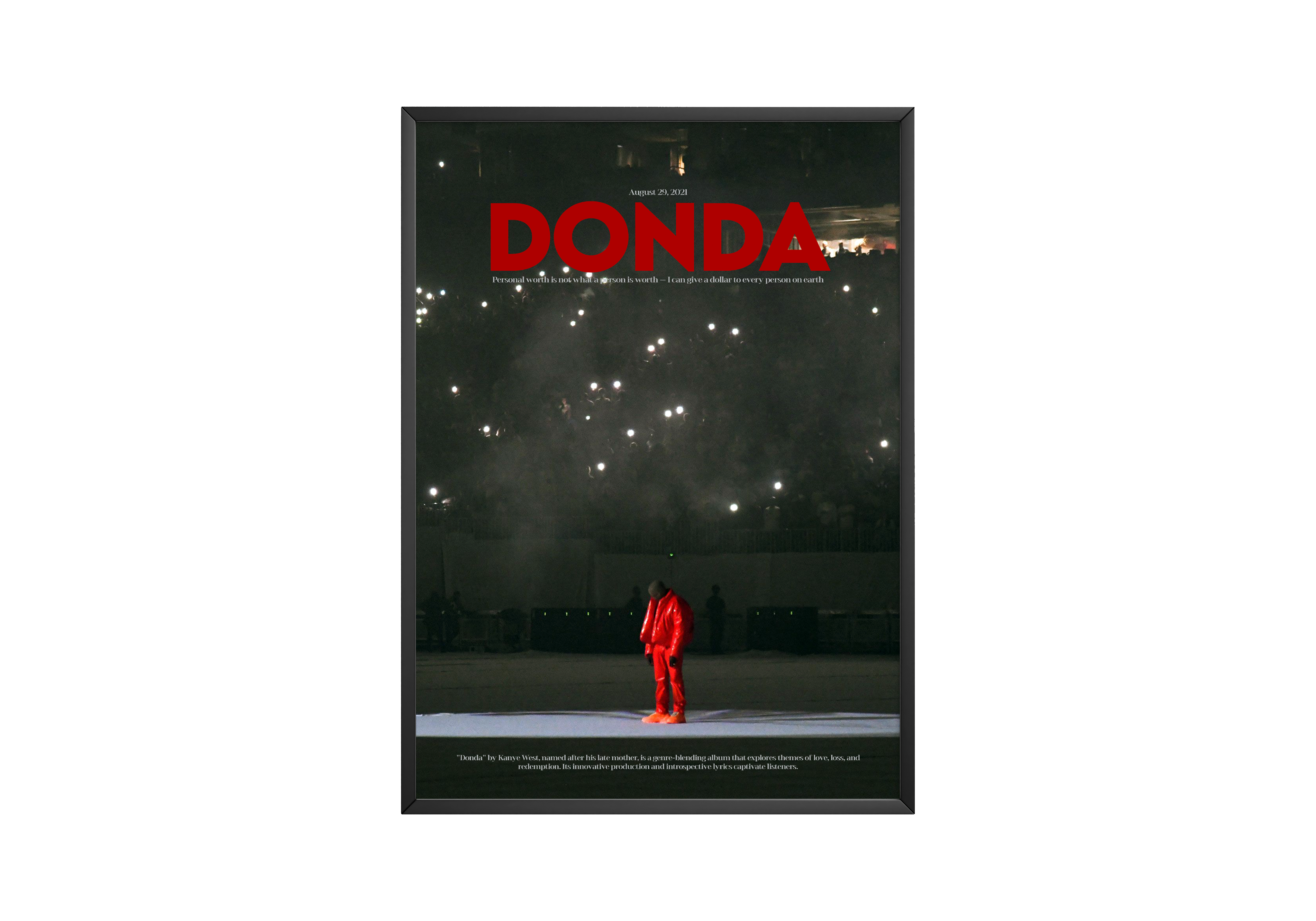Kanye West 'DONDA' Poster | Hype Posters
