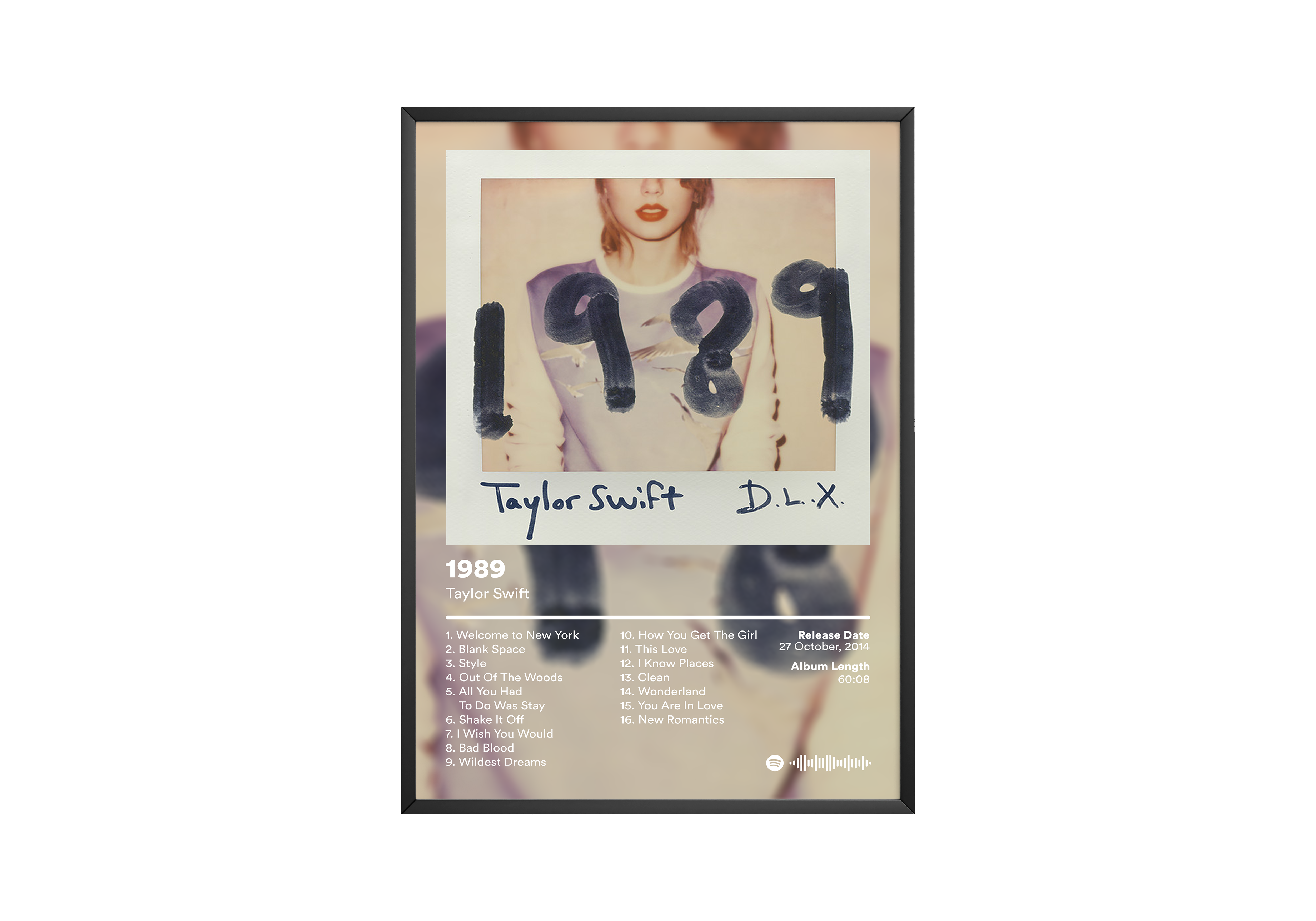 Taylor Swift '1989' Album Poster | Hype Posters