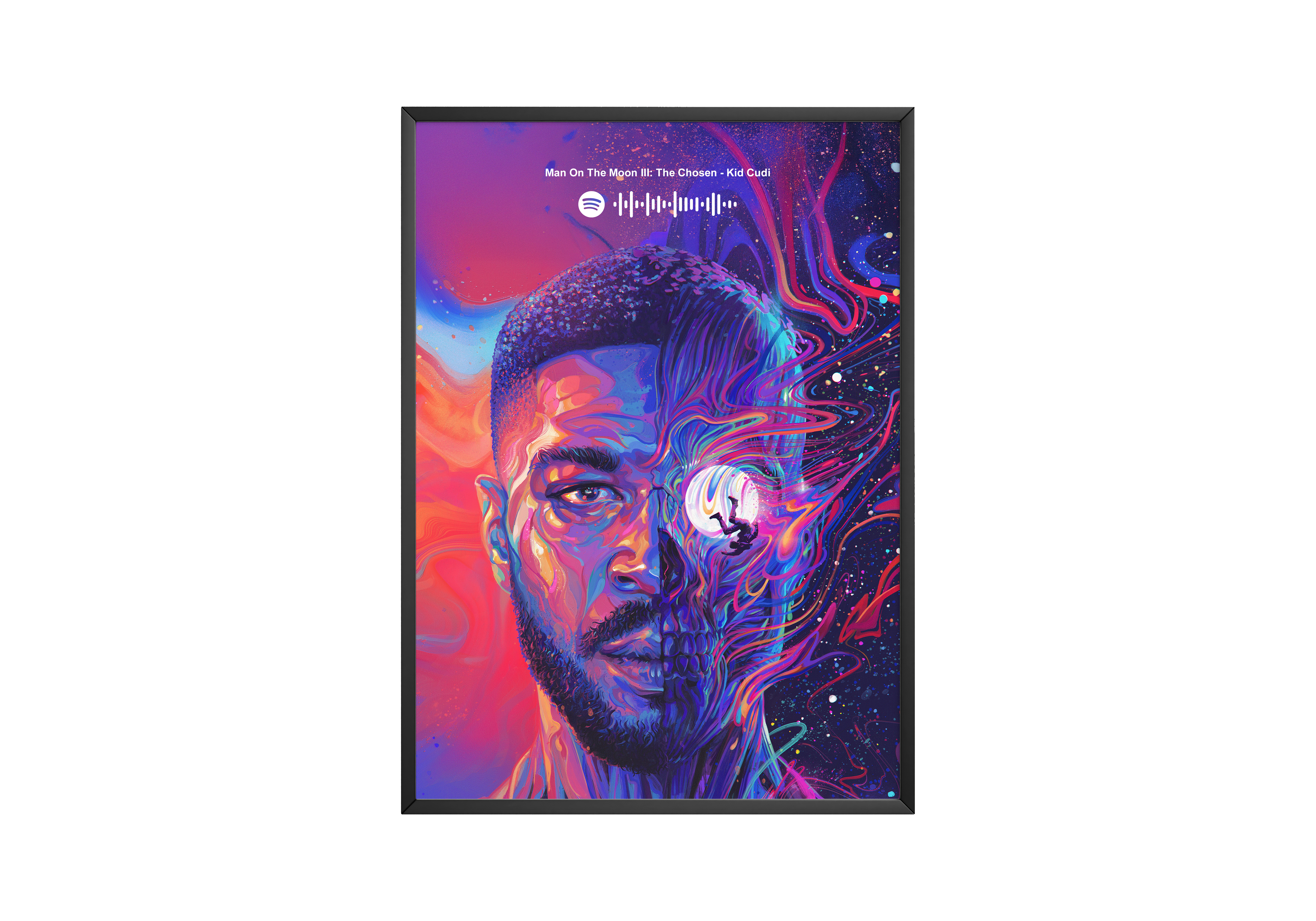 Kid Cudi 'Man On The Moon III' Spotify Poster | Hype Posters
