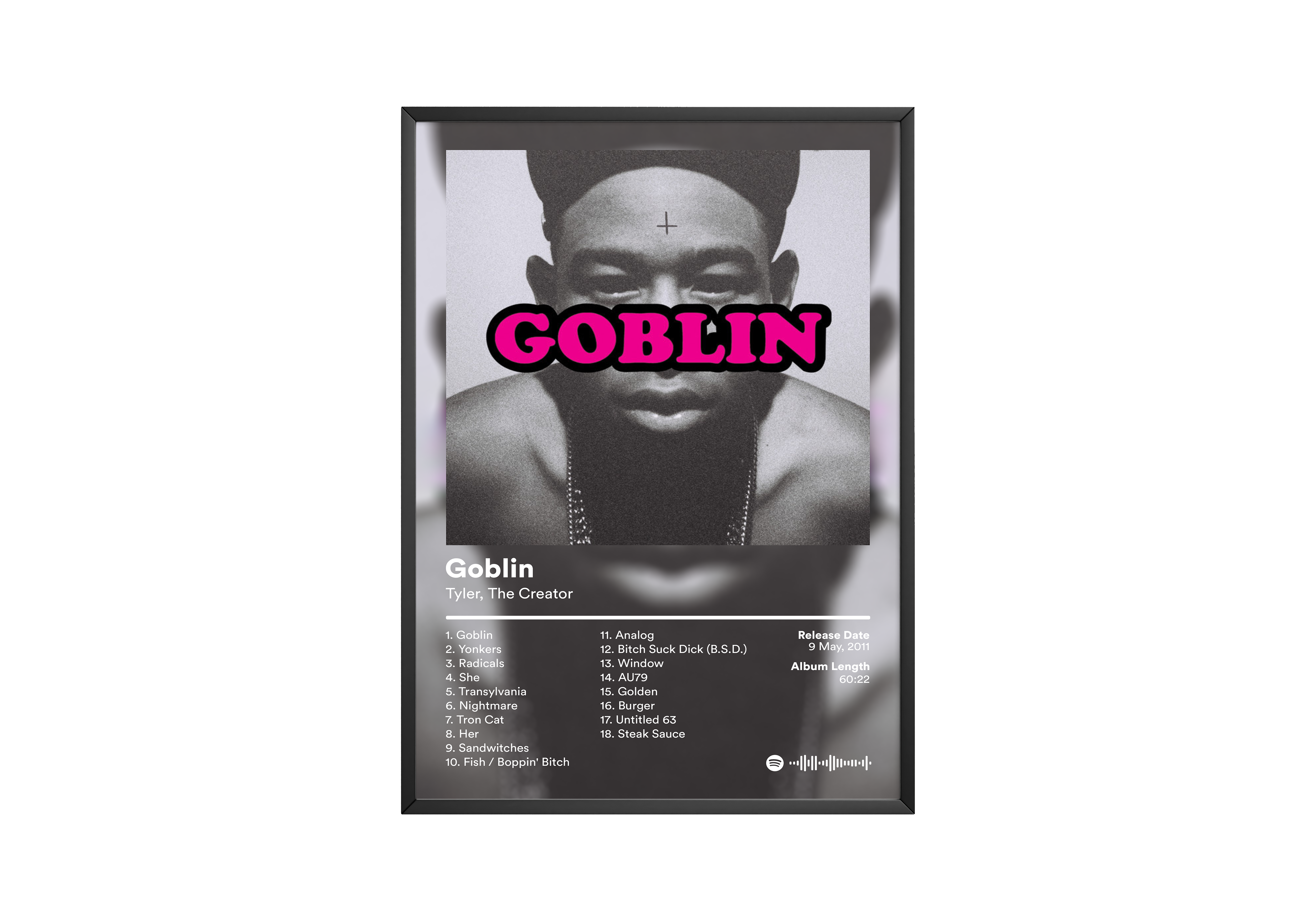 Tyler The Creator 'Goblin' Album Poster | Hype Posters