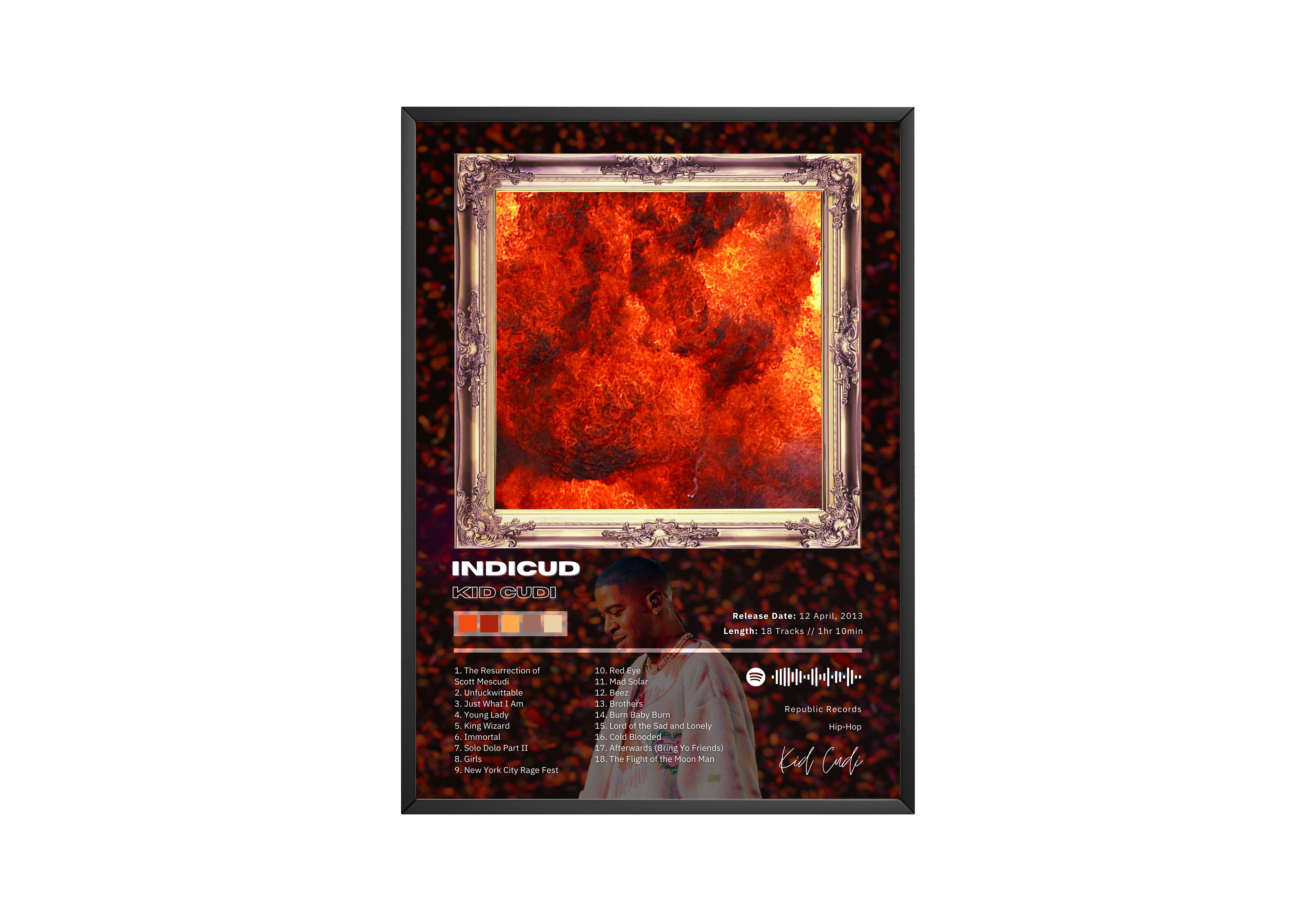 Kid Cudi 'Indicud' Album Poster | Hype Posters