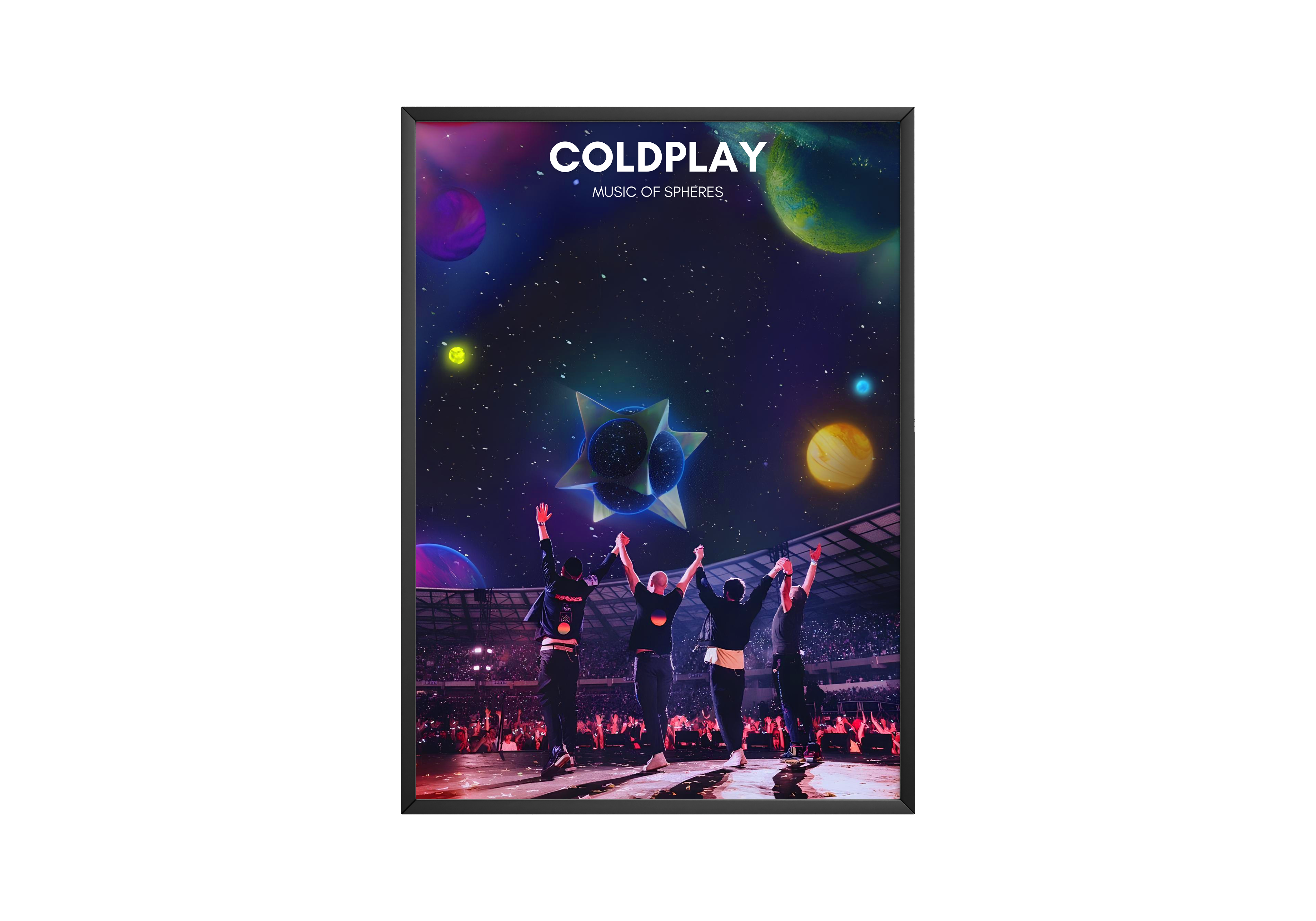 Coldplay 'Music Of Spheres' Poster | Hype Posters