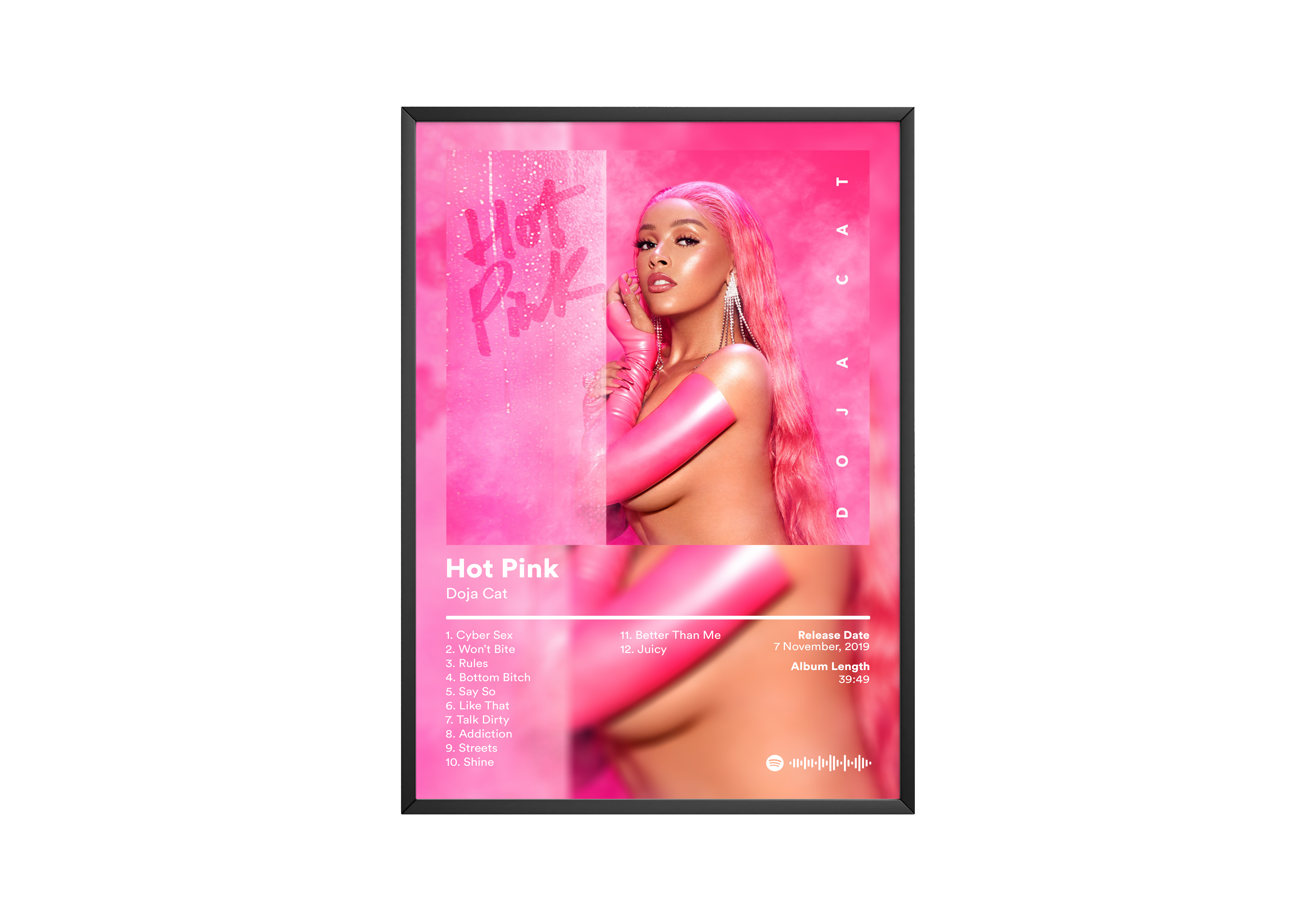 Doja Cat 'Hot Pink' Album Poster | Hype Posters
