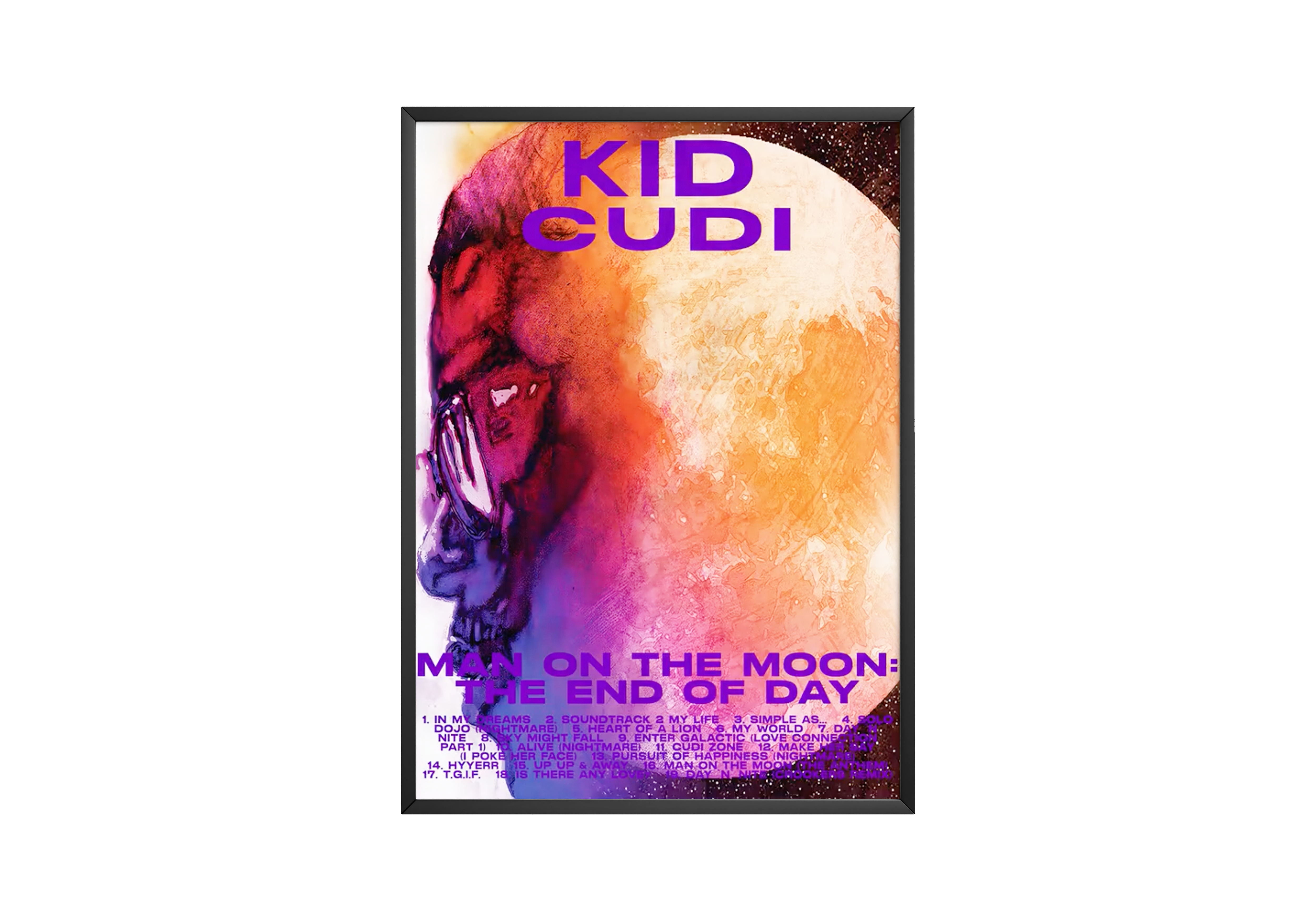 Kid Cudi 'Man On The Moon' OG Poster | Hype Posters