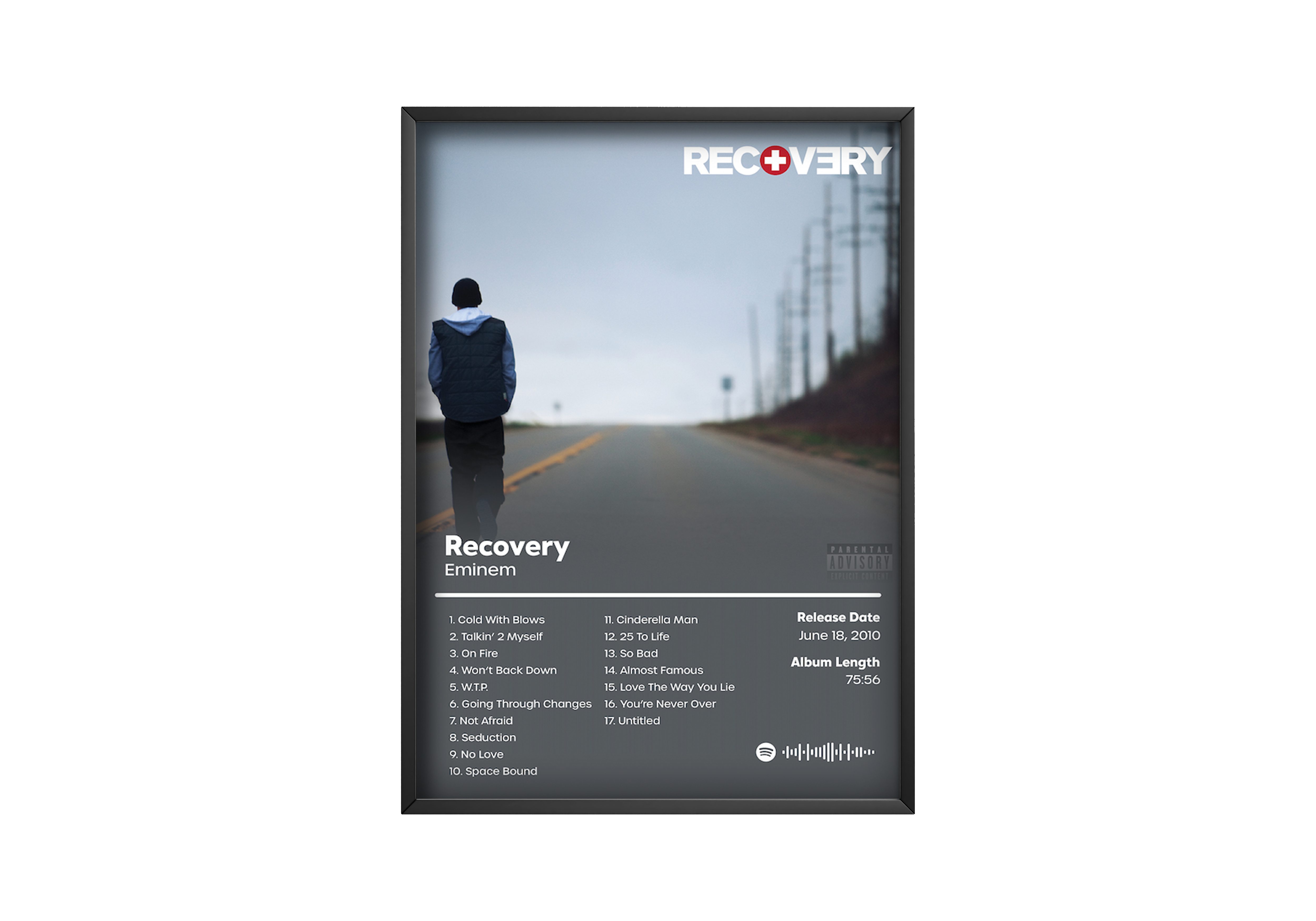 Eminem 'Recovery' Album Poster | Hype Posters