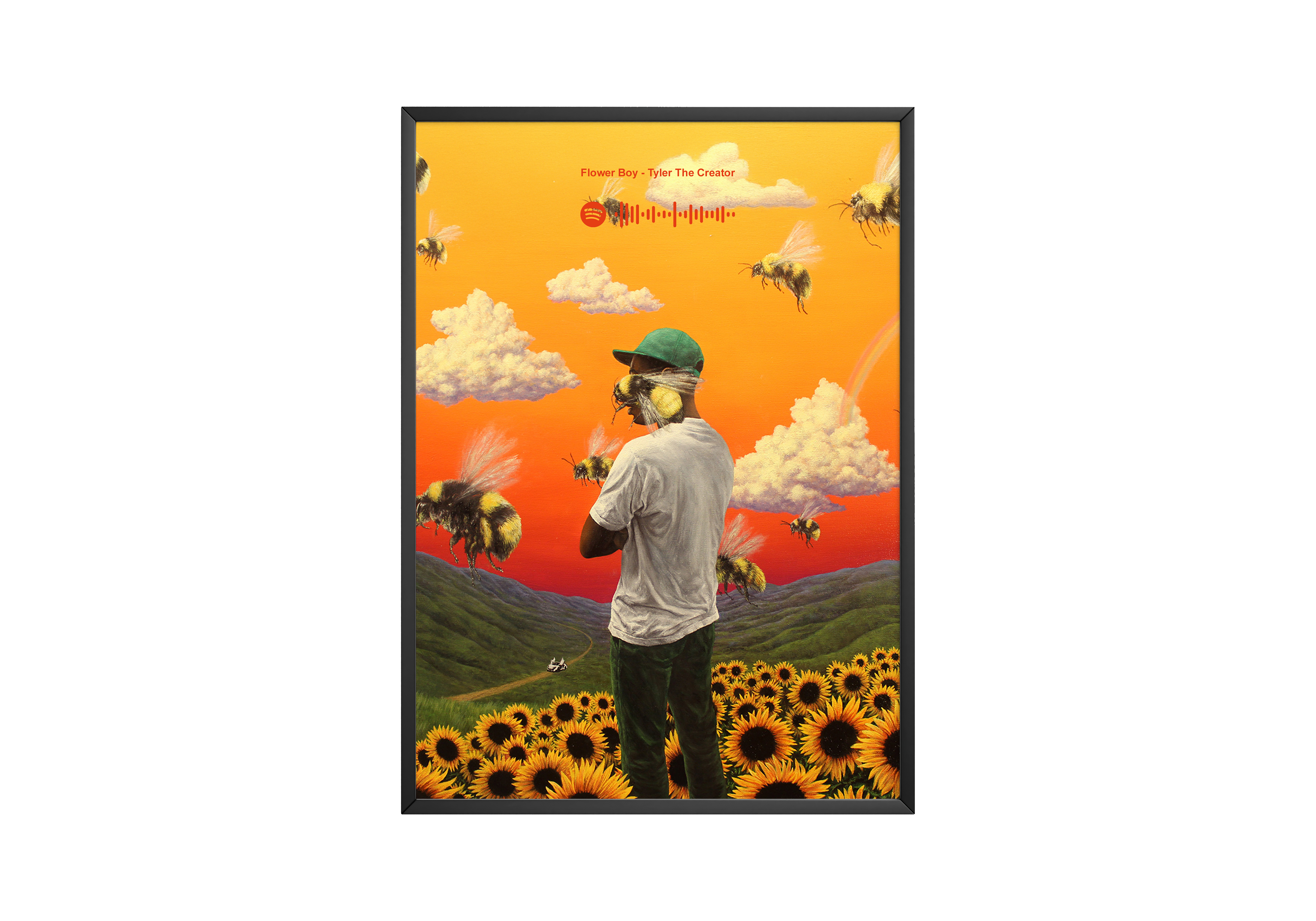 Tyler The Creator 'Flower Boy' Spotify Poster | Hype Posters