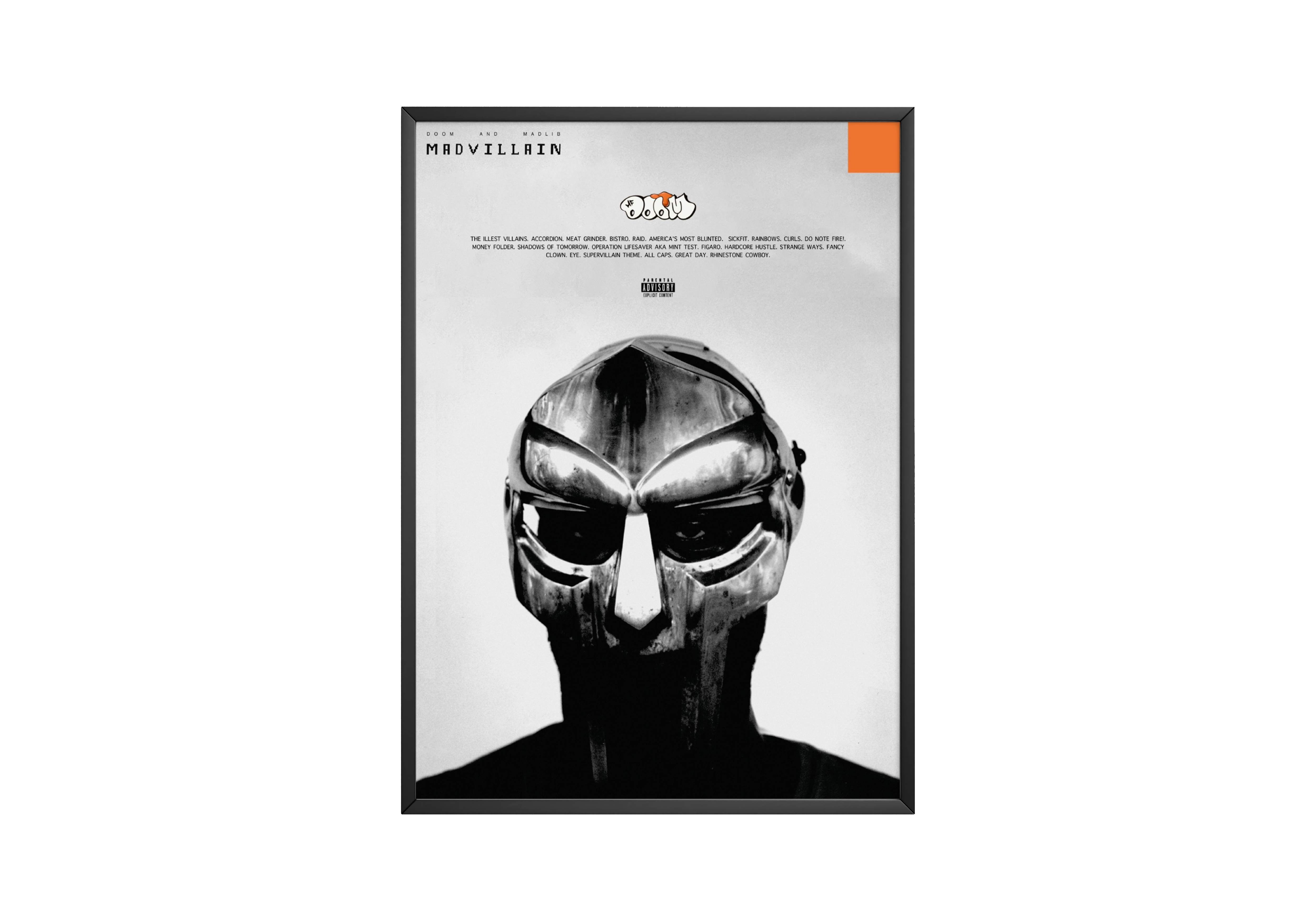 MF Doom 'MadVillain' Poster | Hype Posters