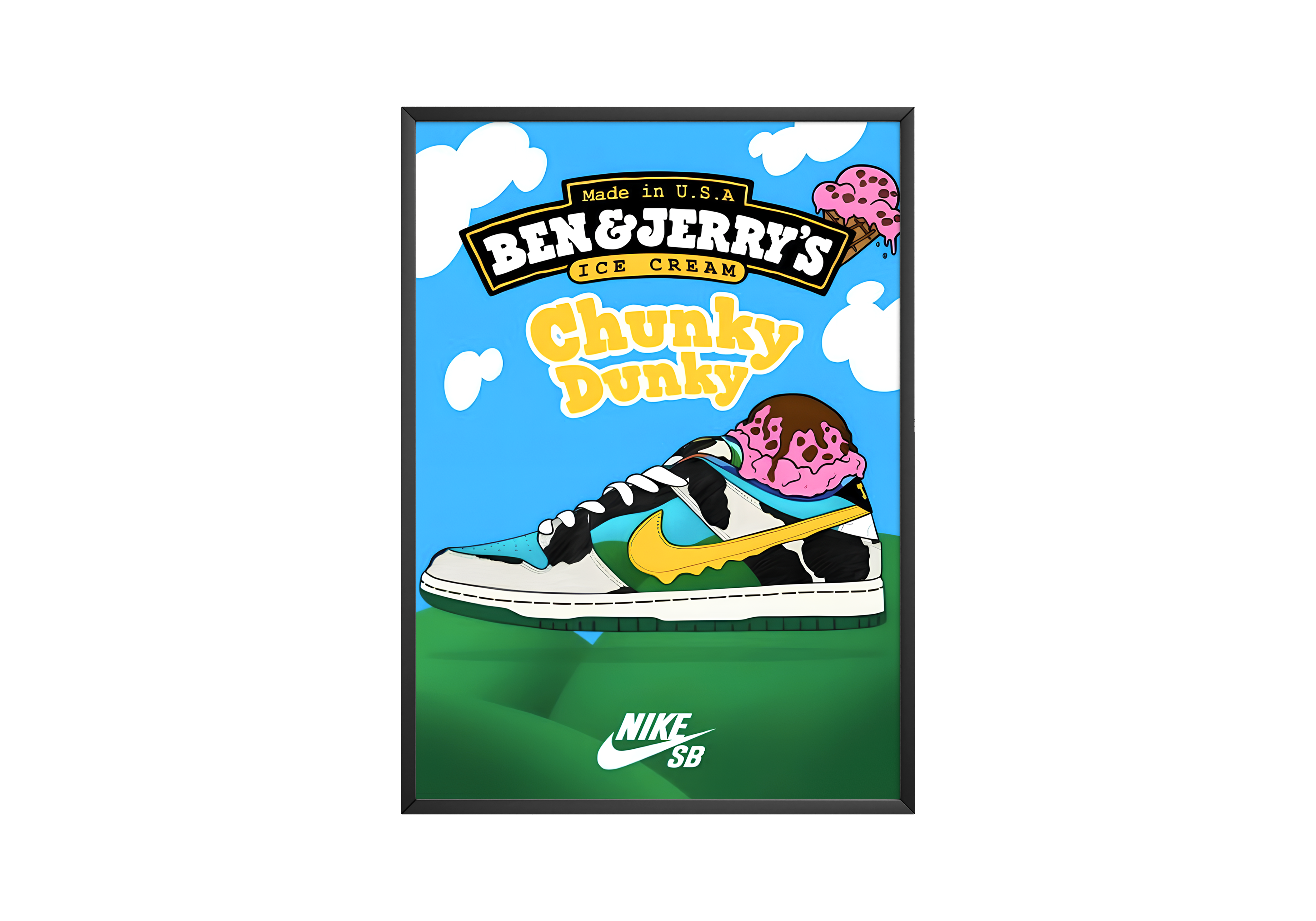 Chunky Dunky Sneaker Poster | Hype Posters