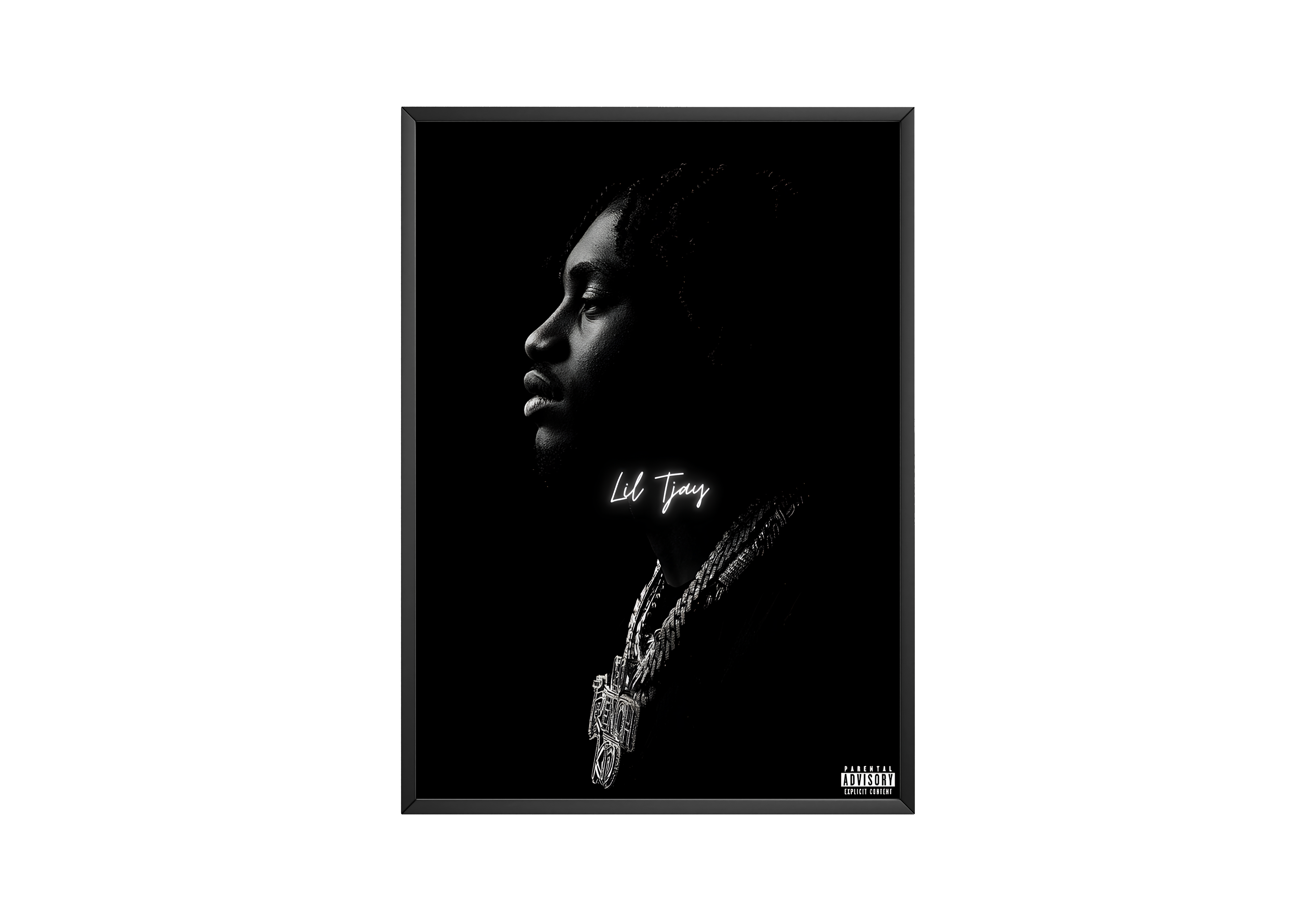 Lil Tjay B&W Poster | Hype Posters