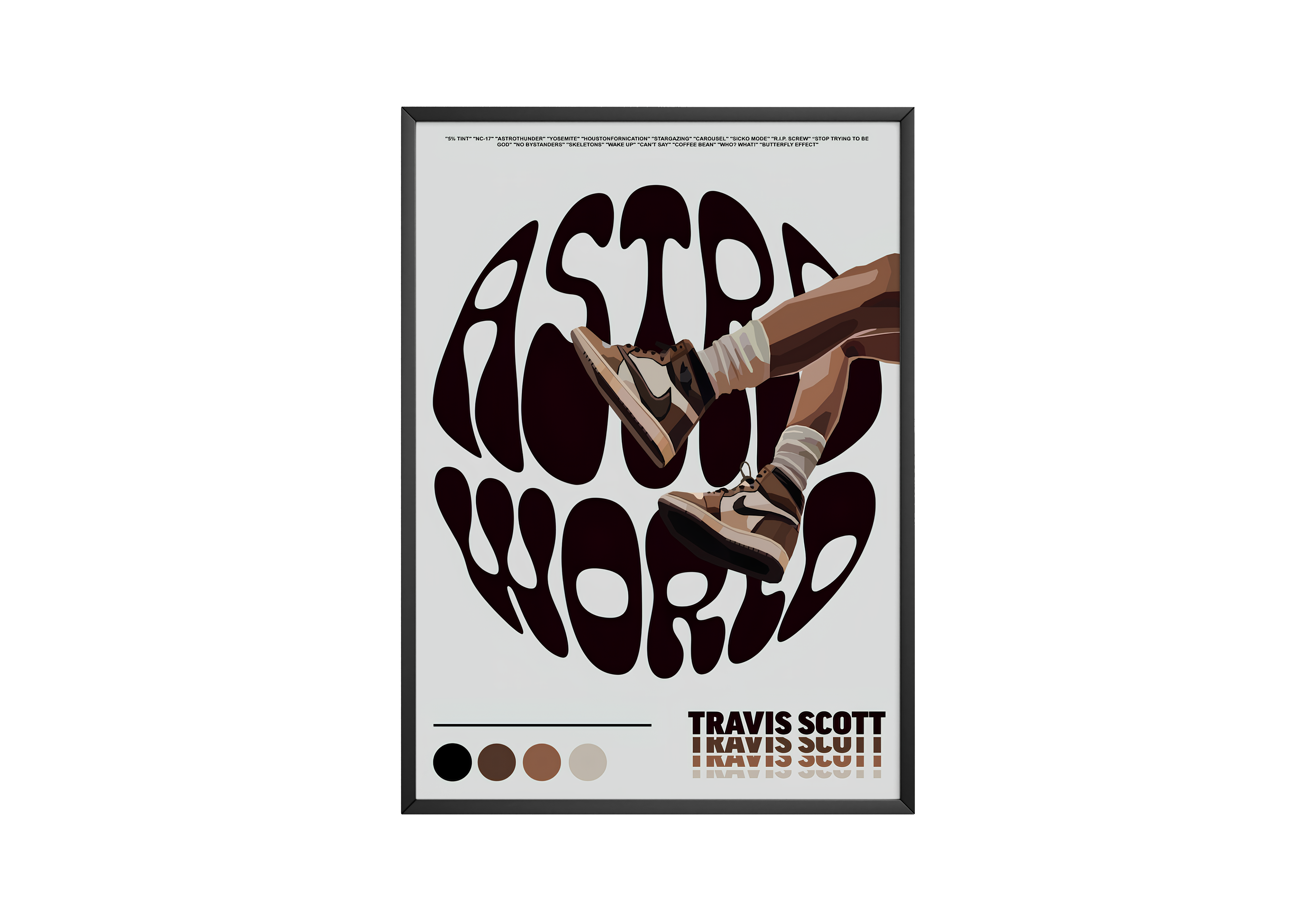 Travis Scott 'Astro Sneakers' Poster | Hype Posters