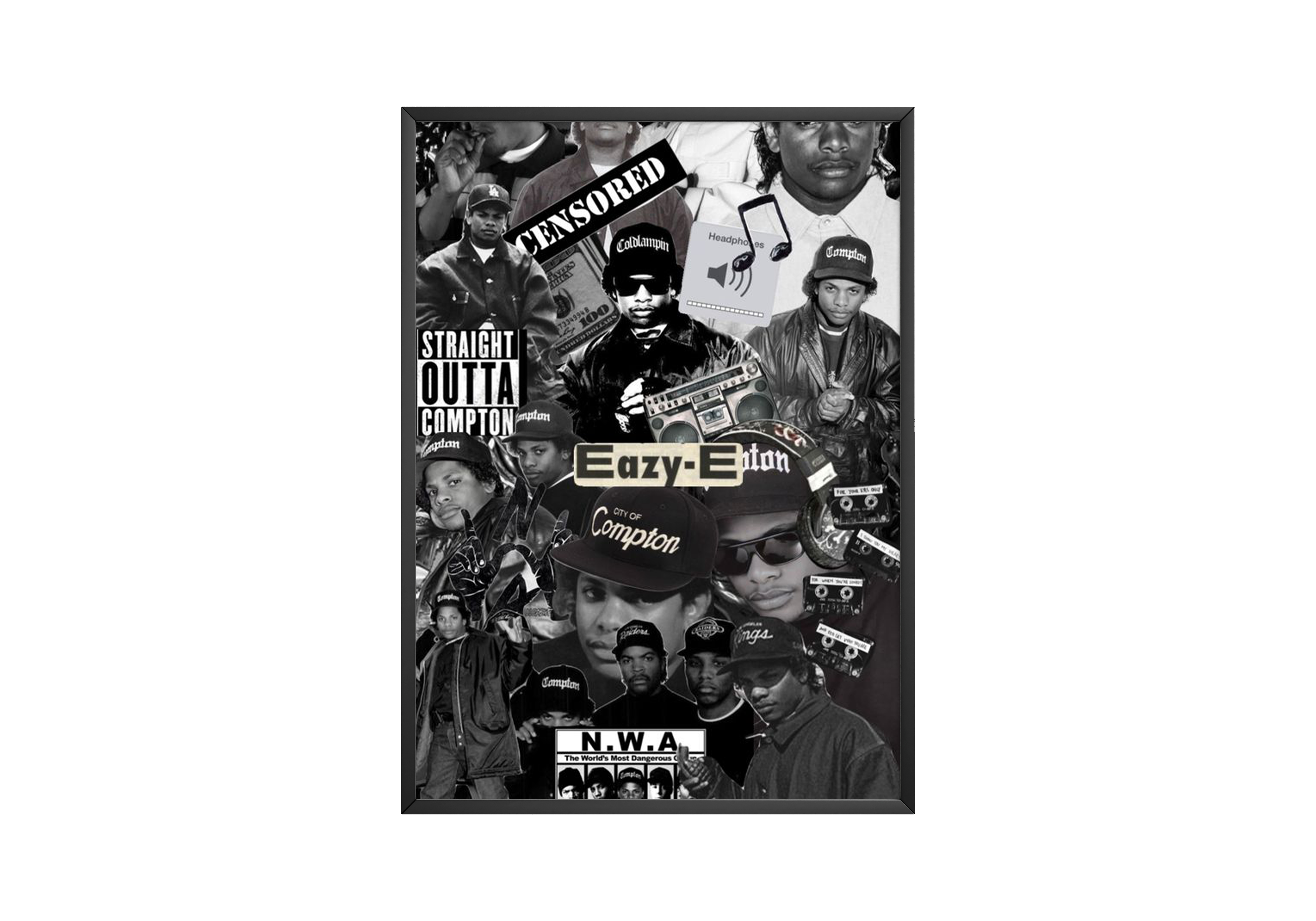 Eazy E - Collage Poster | Hype Posters