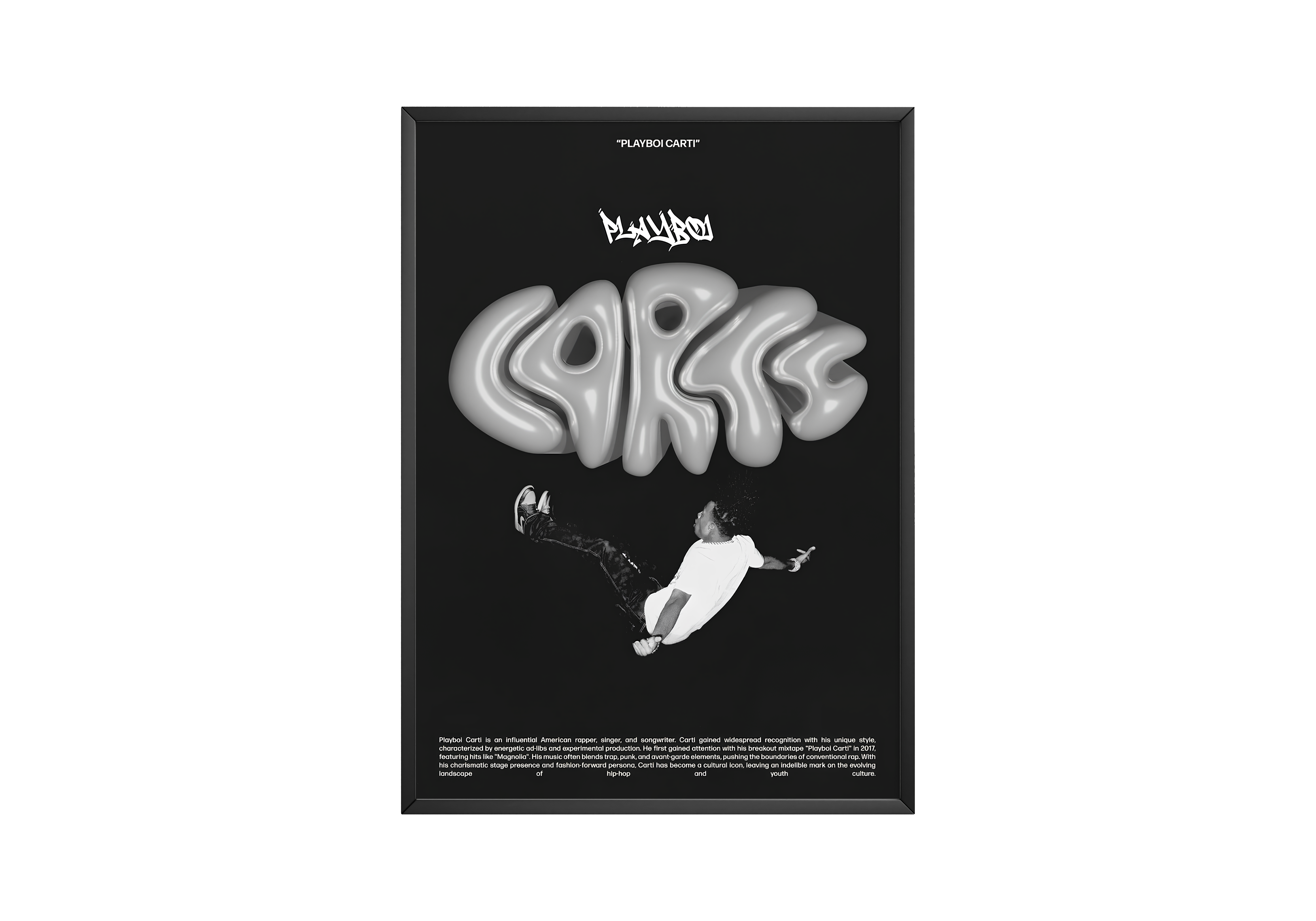 Playboi Carti 'Falling' Poster | Hype Posters