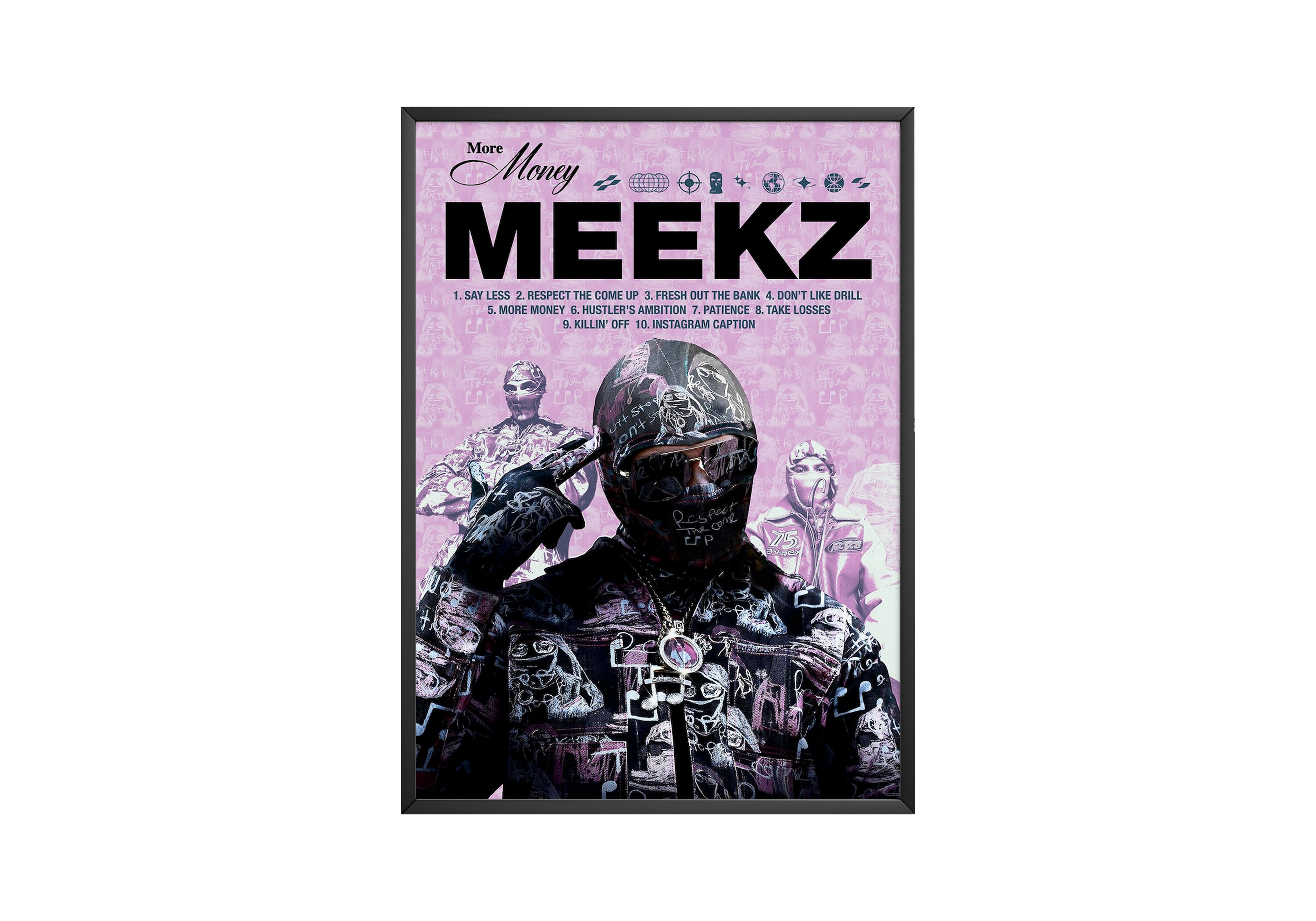 Meekz 'More Money' Poster | Hype Posters