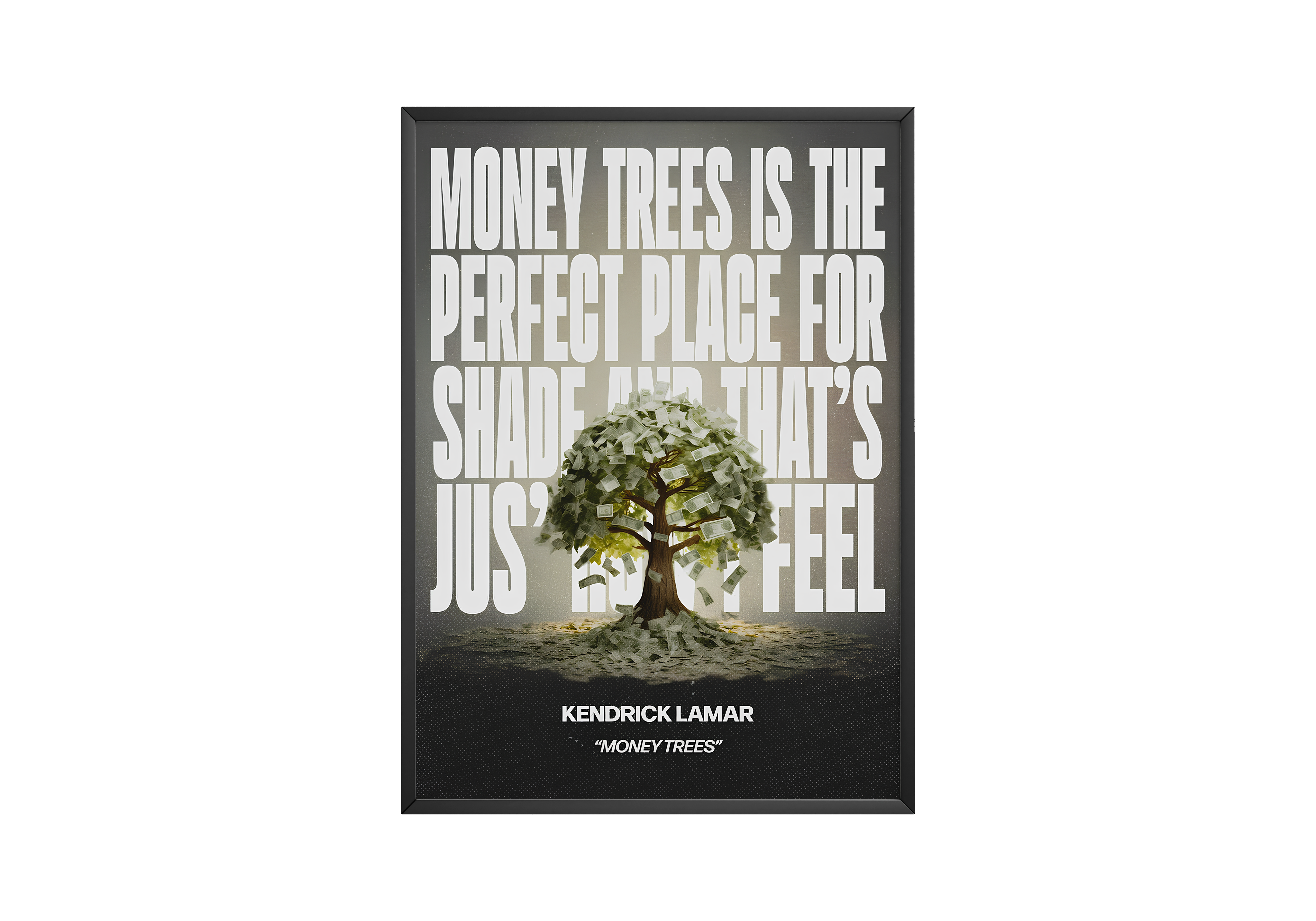 Kendrick Lamar 'Money Trees' V2 Poster | Hype Posters