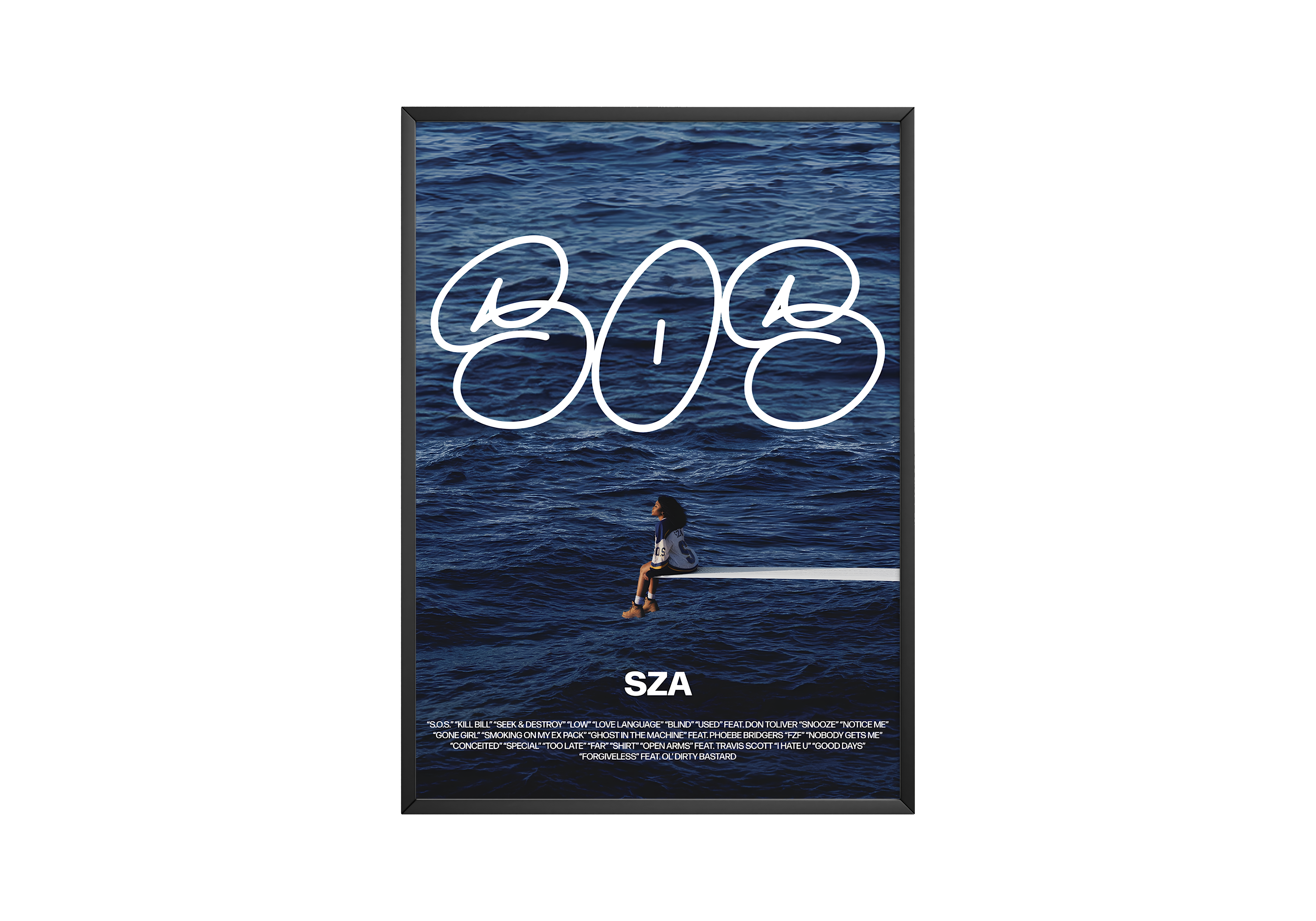 SZA 'SOS' Bubble Poster | Hype Posters