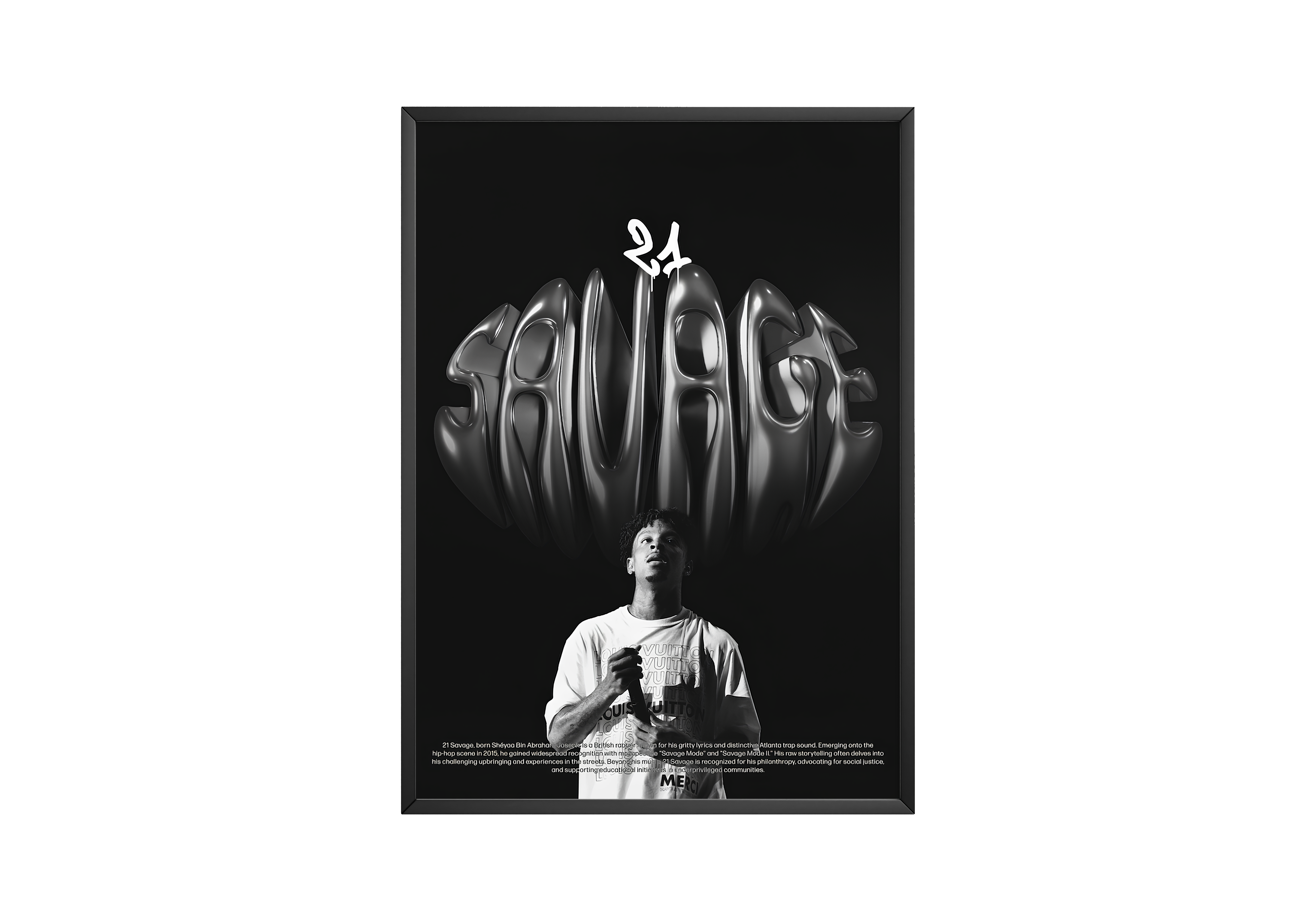 21 Savage 'Chronicle' Poster | Hype Posters