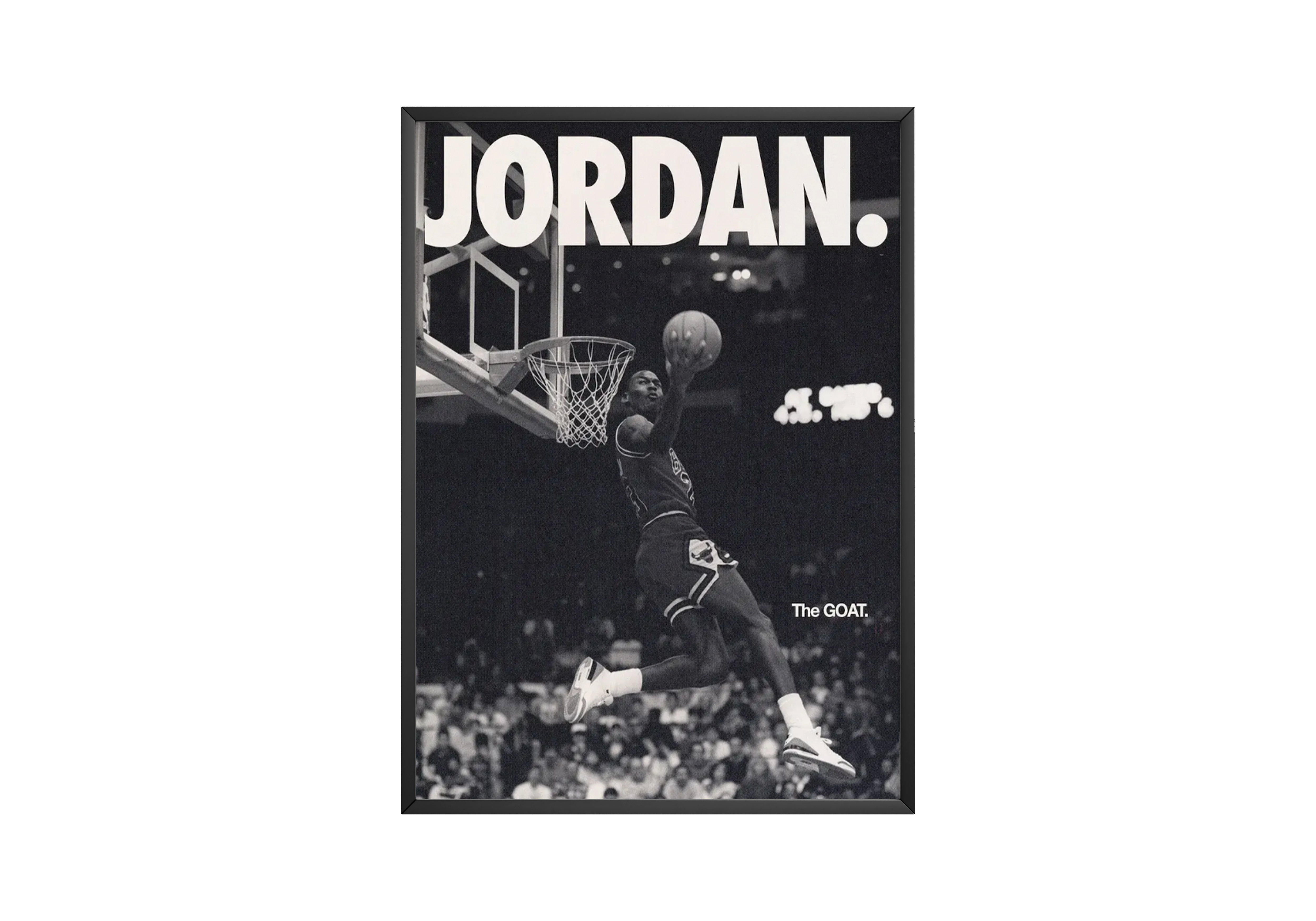 Michael Jordan 'The Goat' Poster | Hype Posters