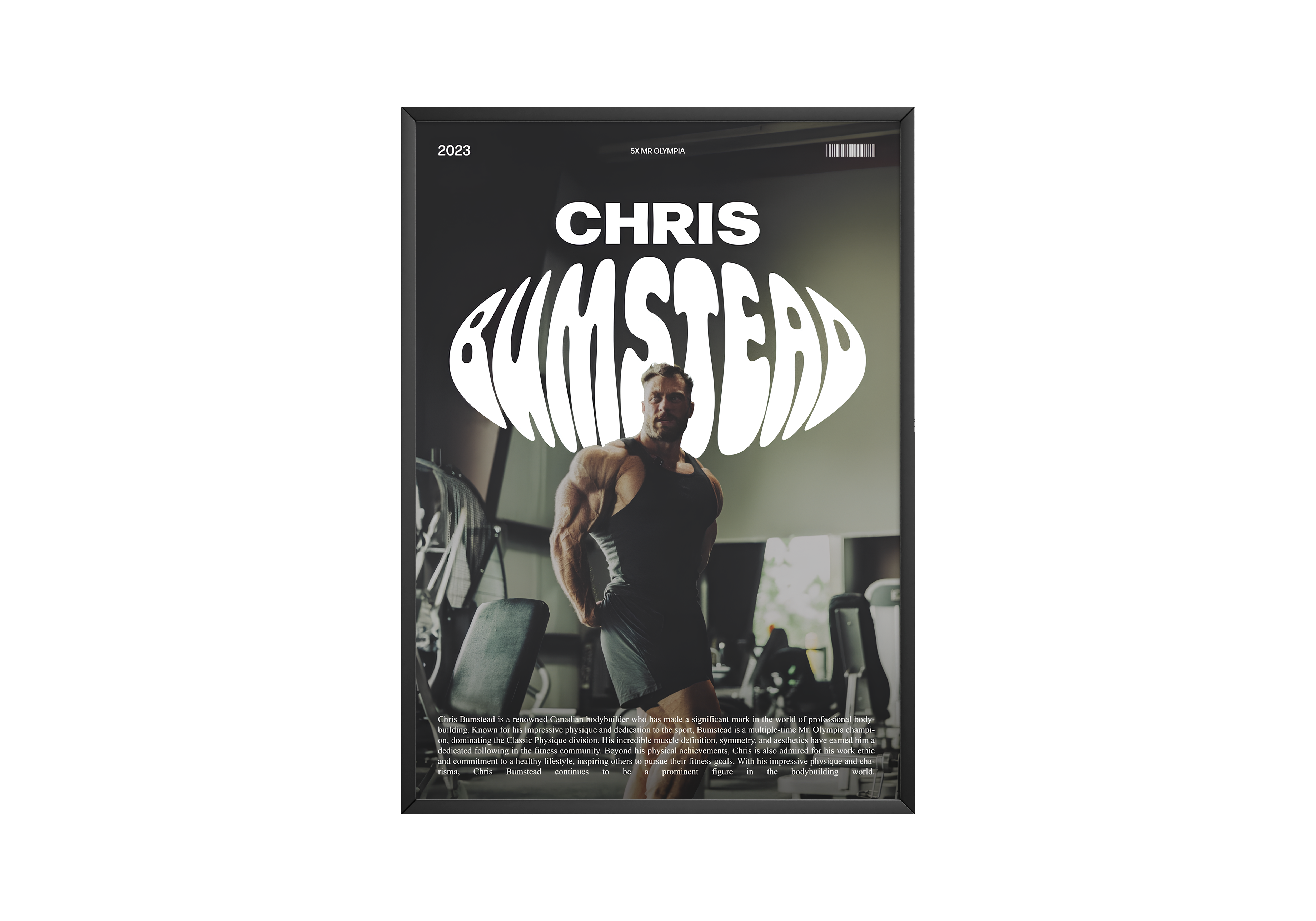 Chris Bumstead 'Mr Olympia' Poster | Hype Posters