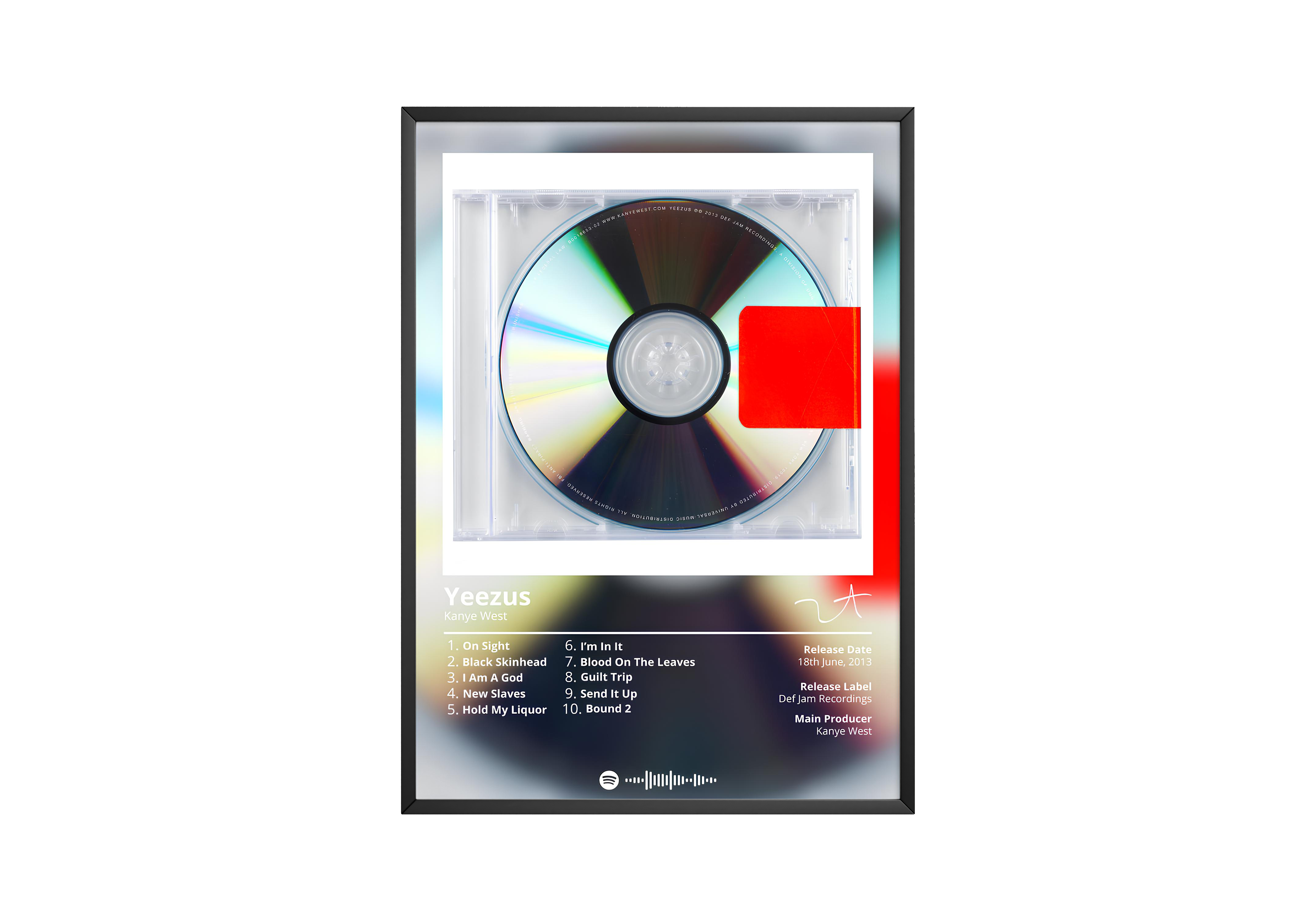 Kanye West 'Yeezus' Album Poster | Hype Posters