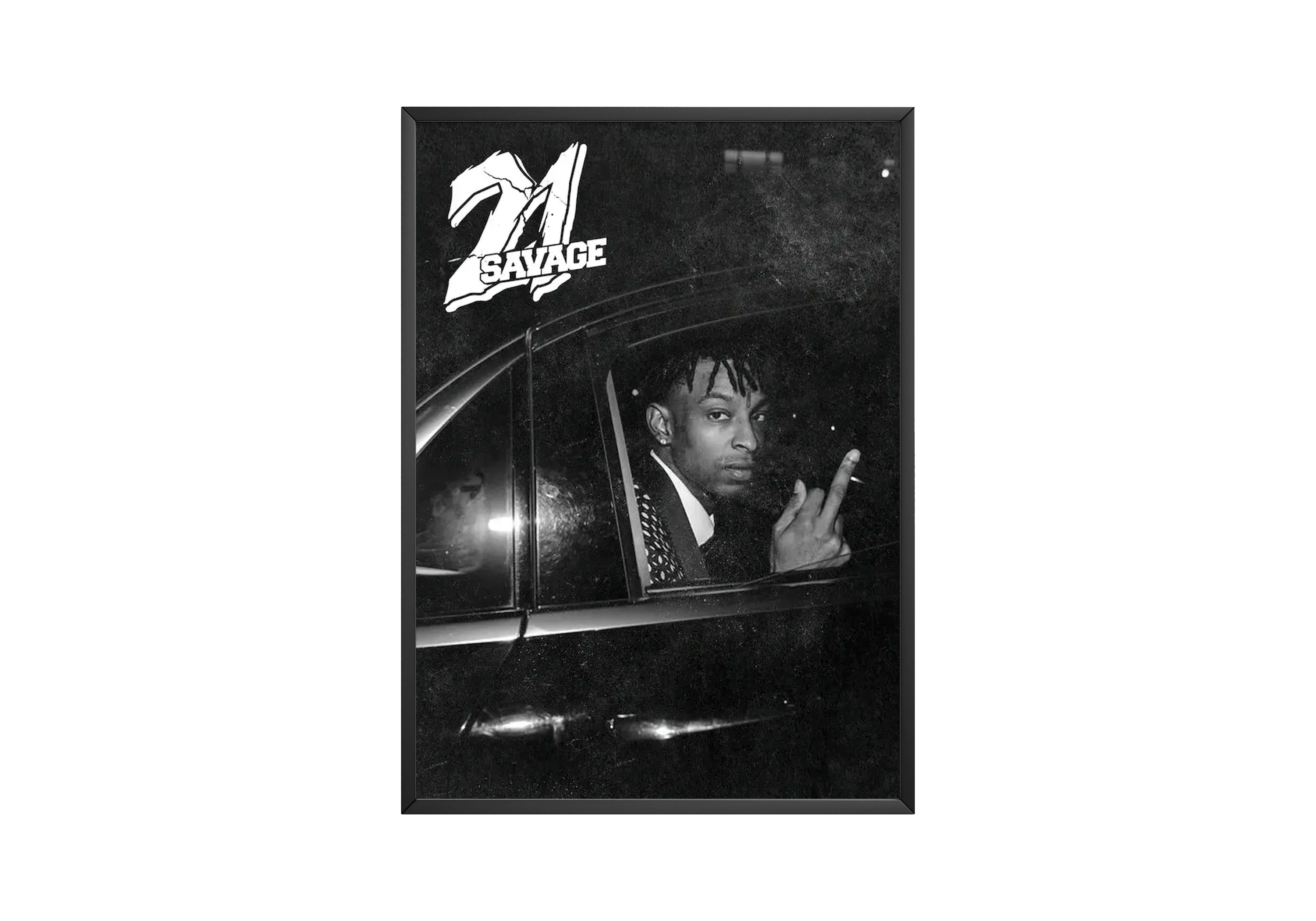 21 Savage - B&W Poster | Hype Posters
